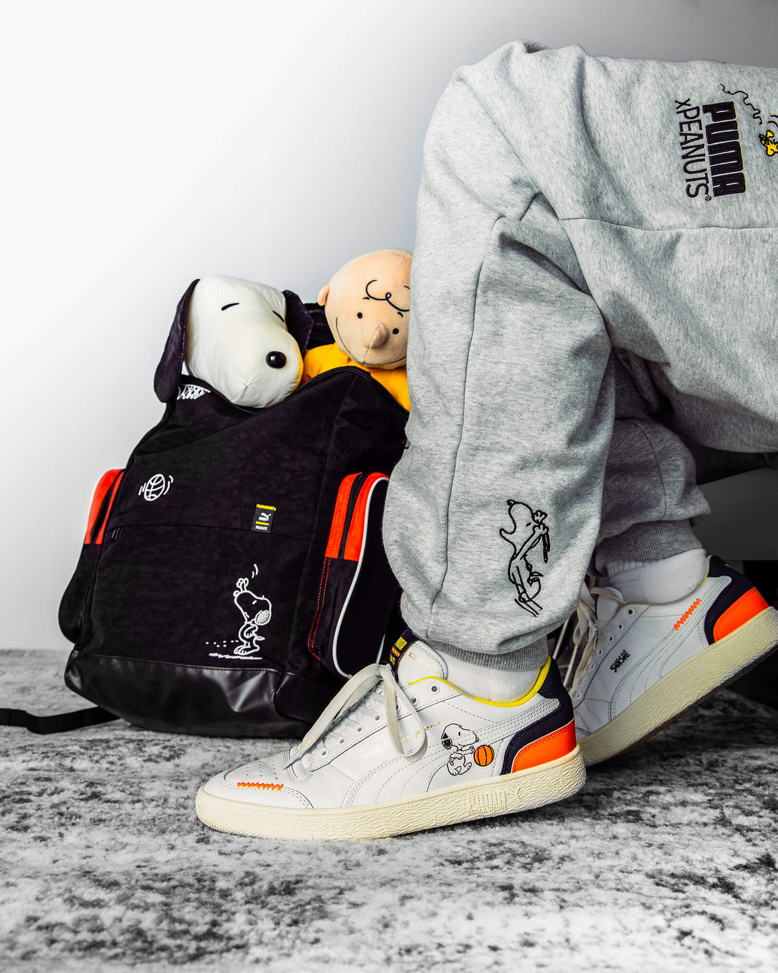 Snoopy als Basketball-Legende auf dem Ralph Sampson: Die PUMA x Peanuts Collab