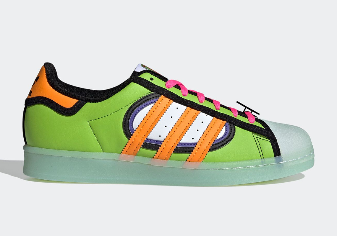 Take a sip! adidas Originals & The Simpsons bringen den Superstar im Squishee-Colorway