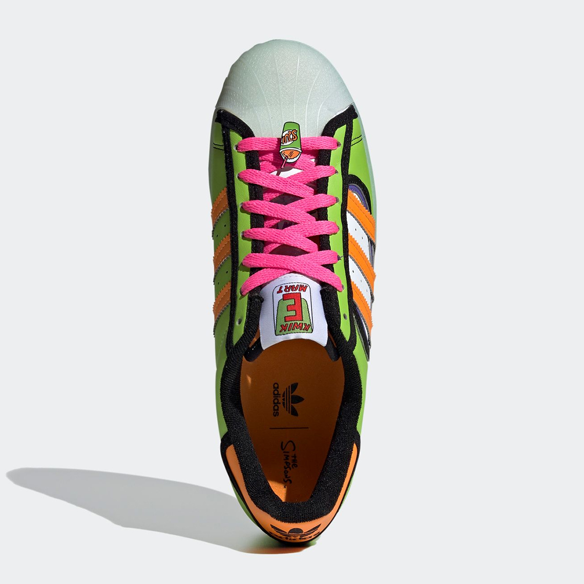 Take a sip! adidas Originals & The Simpsons bringen den Superstar im Squishee-Colorway