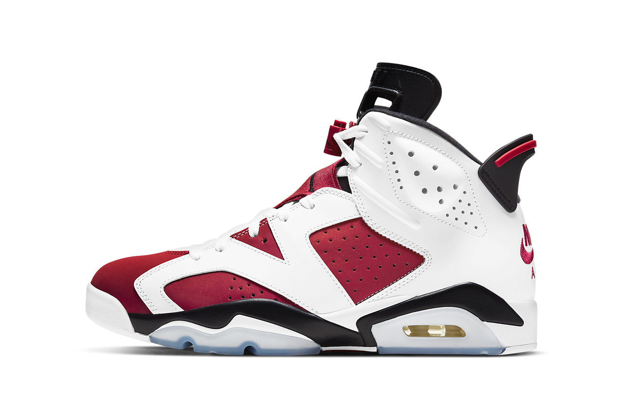 Lock your laces! Der Nike Air Jordan 6 „Carmine“ kommt endlich in seinem ursprünglichen Look zurück