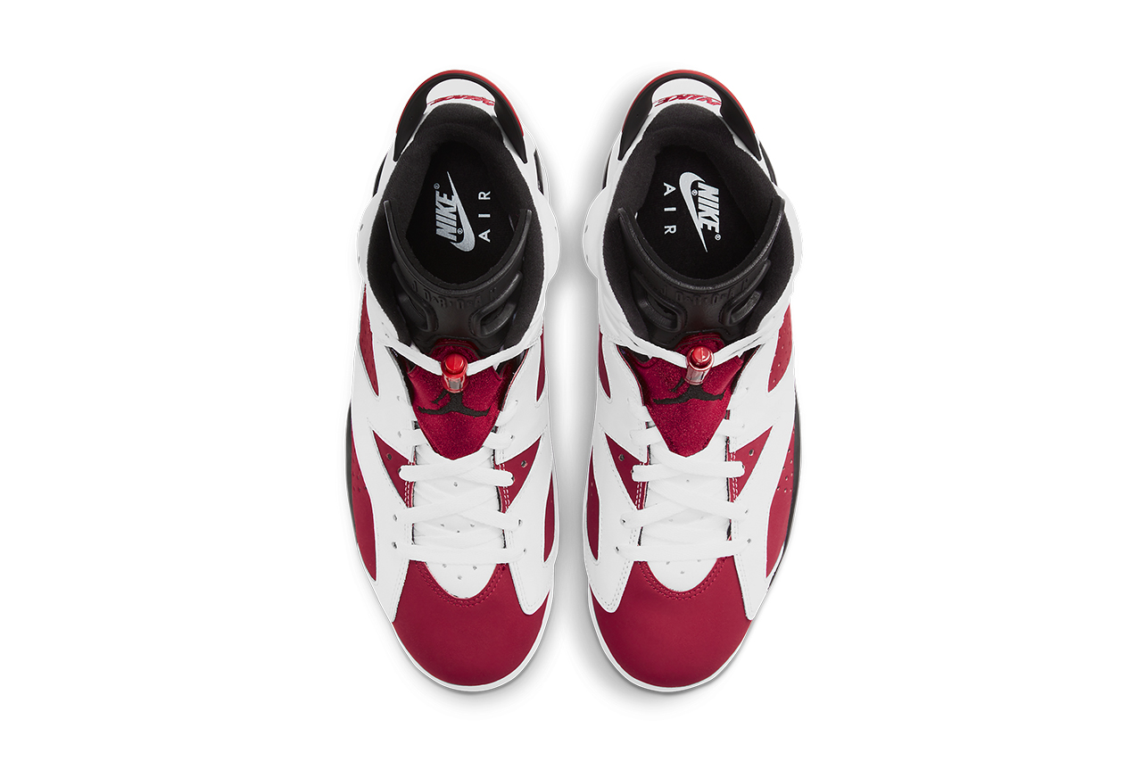 Lock your laces! Der Nike Air Jordan 6 „Carmine“ kommt endlich in seinem ursprünglichen Look zurück