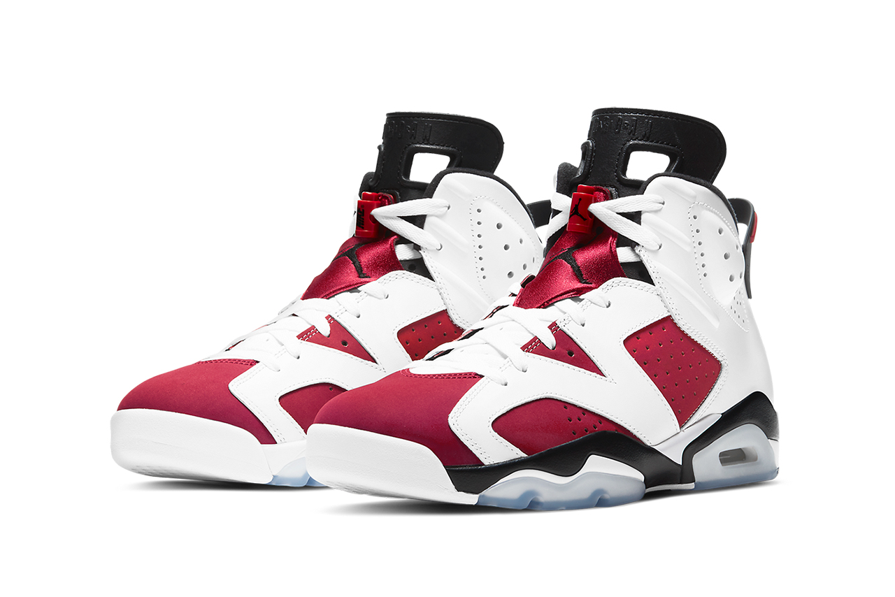 Lock your laces! Der Nike Air Jordan 6 „Carmine“ kommt endlich in seinem ursprünglichen Look zurück