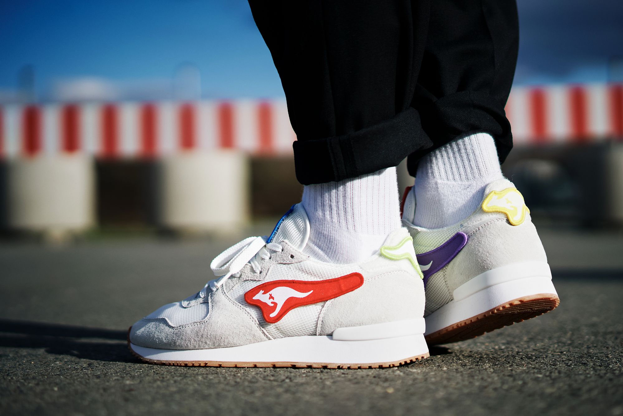 Kangaroos Aussie Velcro - mit austauschbaren Klettverschluss Logos