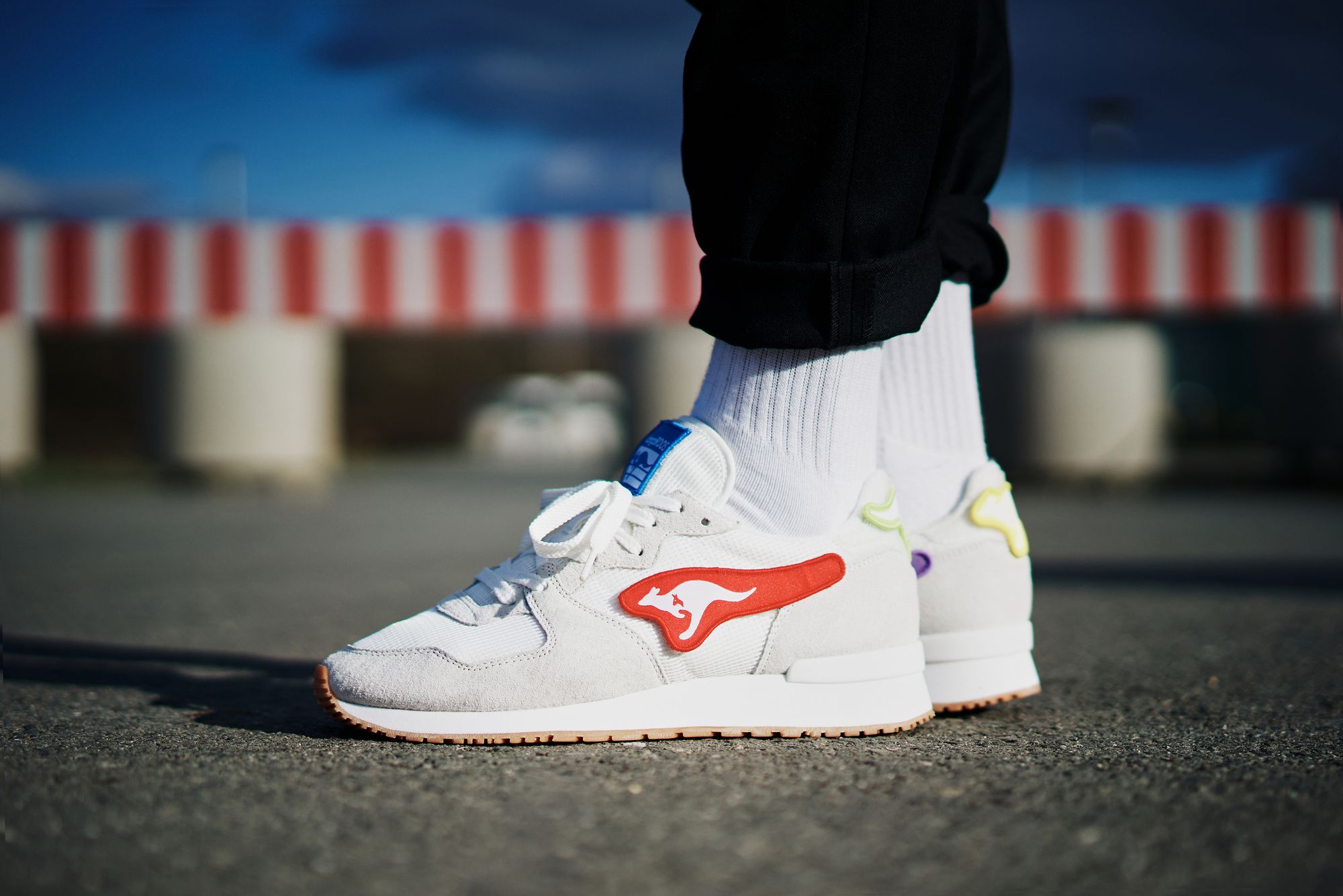 Kangaroos Aussie Velcro - mit austauschbaren Klettverschluss Logos