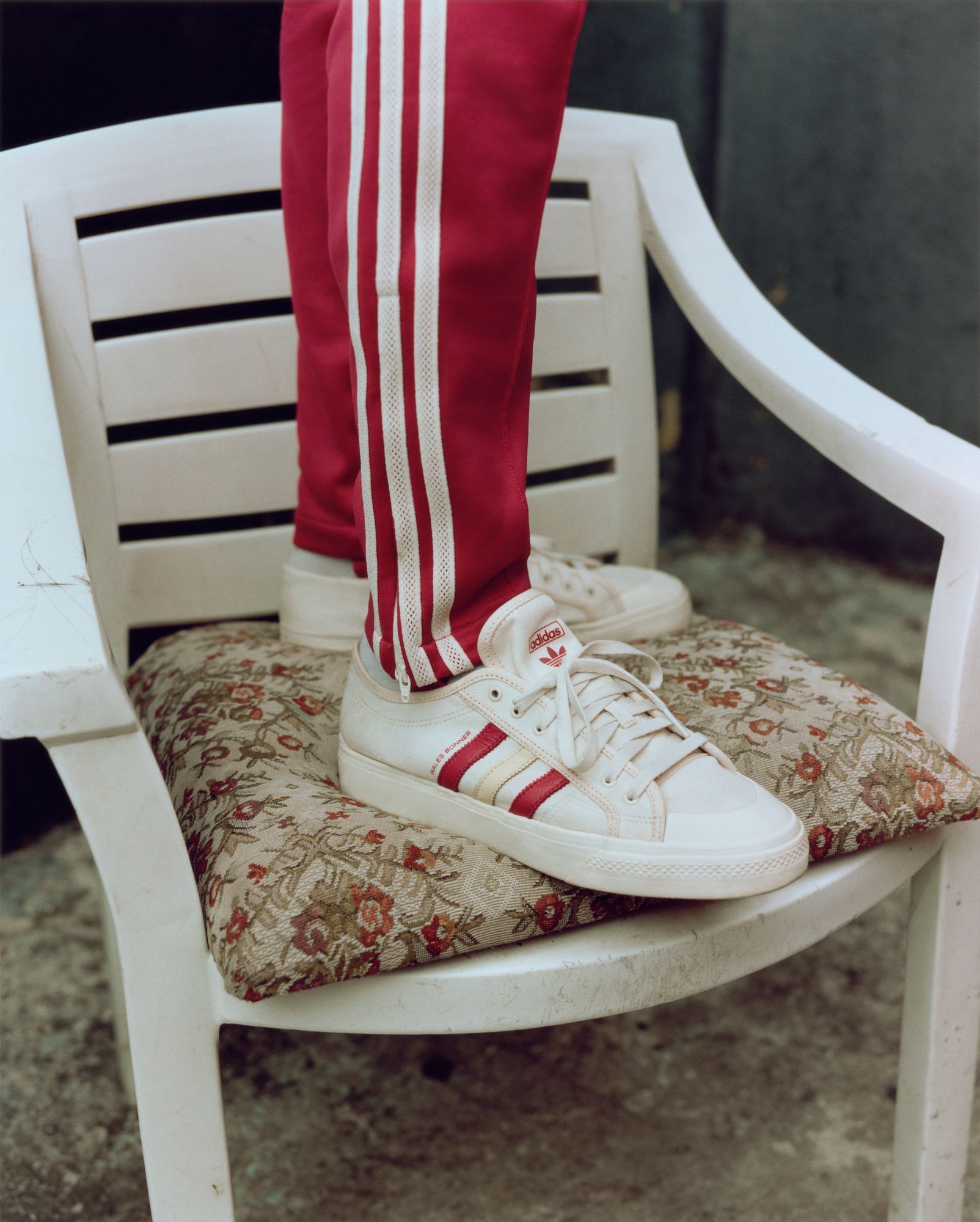 adidas Originals x WALES BONNER - Nizza Lo on feet