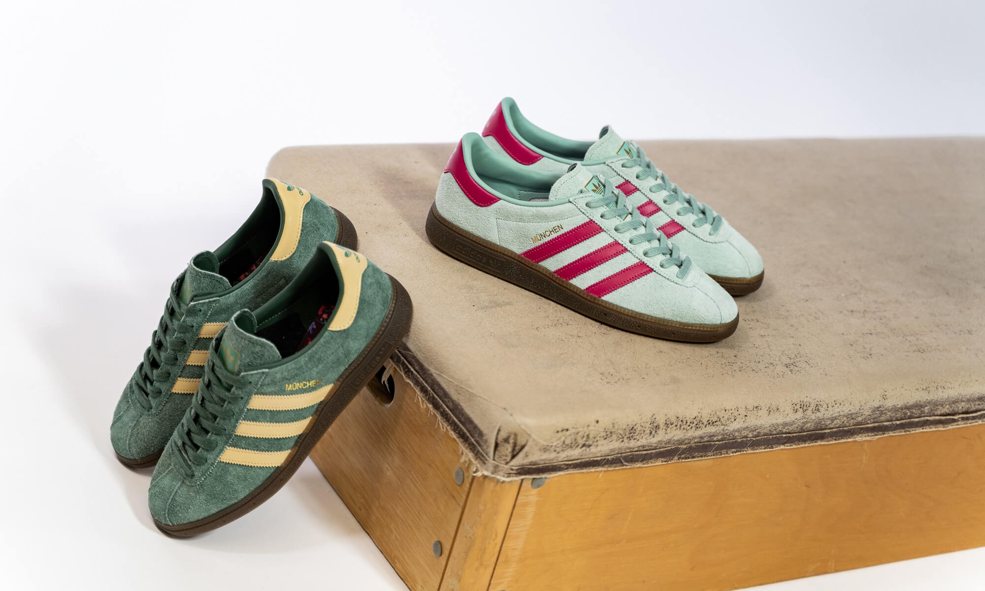 Der adidas Originals München präsentiert sich in drei neuen Farbgebungen