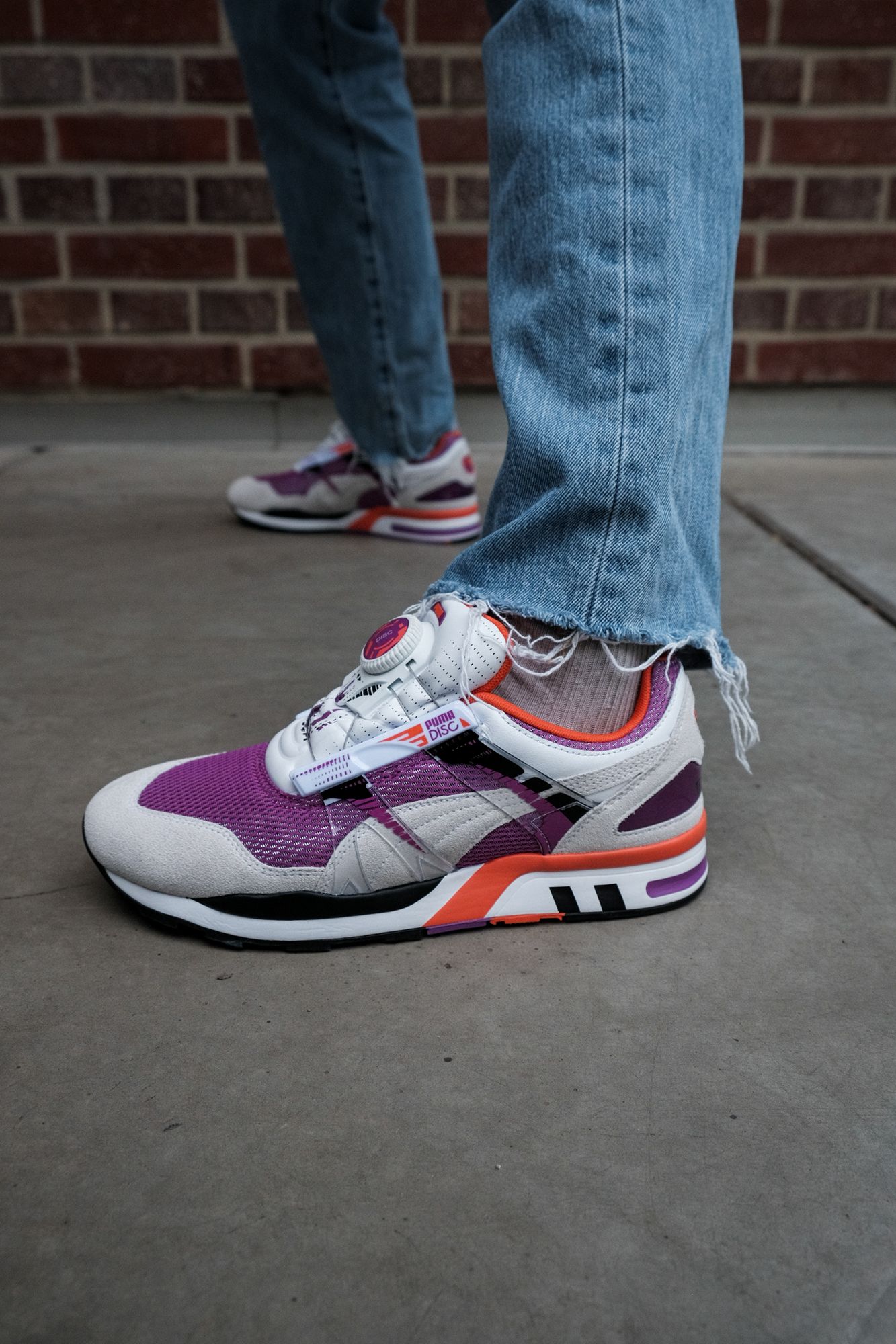 Back to the 1990s: Der PUMA XS 7000 DISC Vintage in white/byzantium