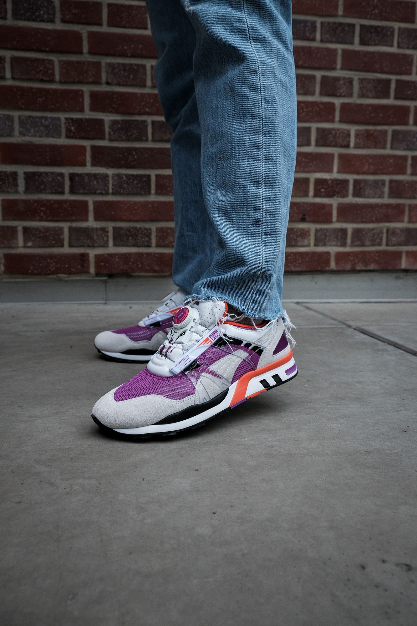 Back to the 1990s: Der PUMA XS 7000 DISC Vintage in white/byzantium