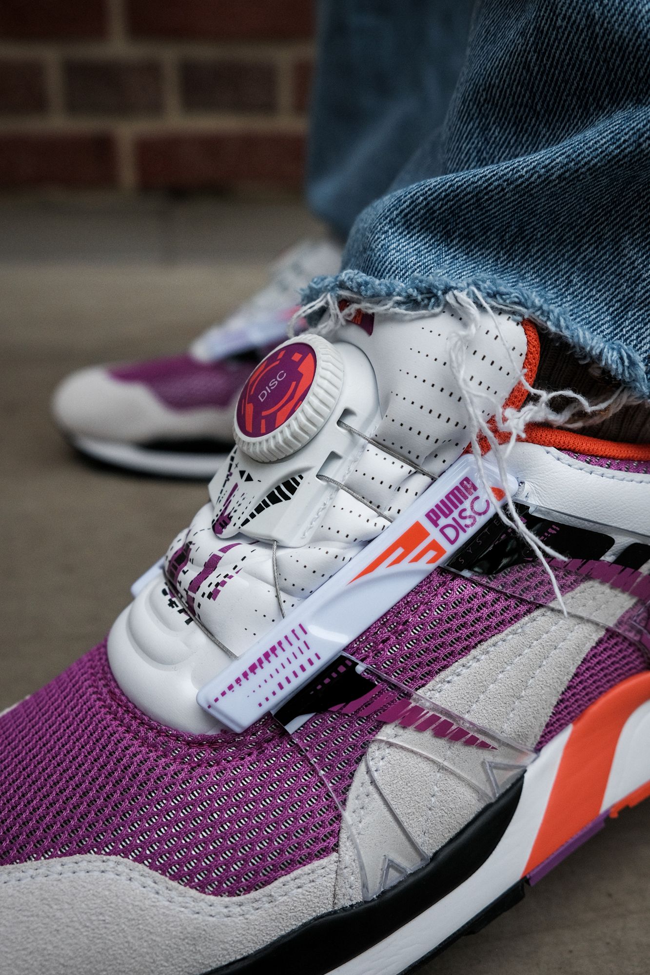 Back to the 1990s: Der PUMA XS 7000 DISC Vintage in white/byzantium