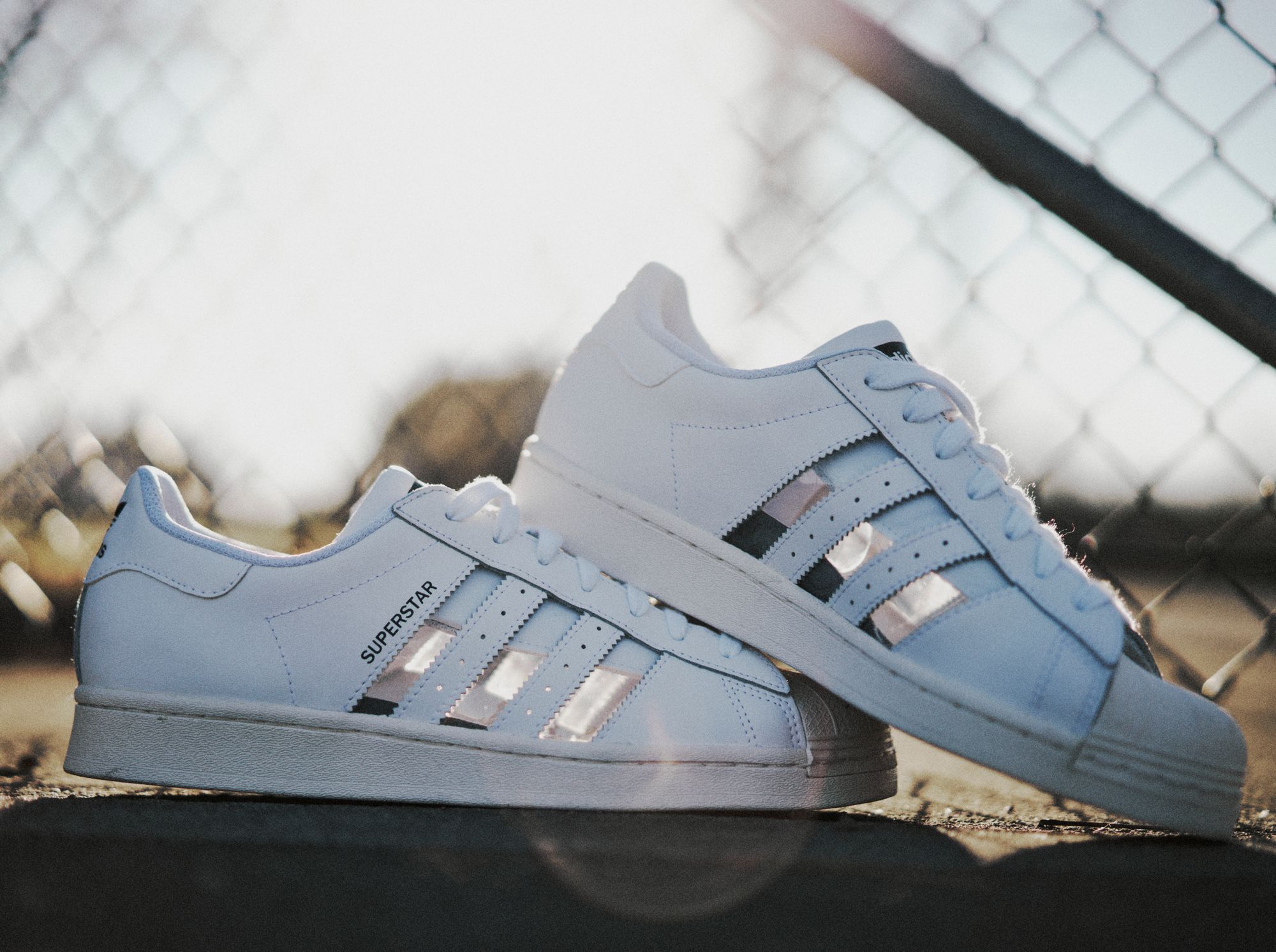 adidas Originals Superstar "see-through Stripes" - cloud white - FY7717