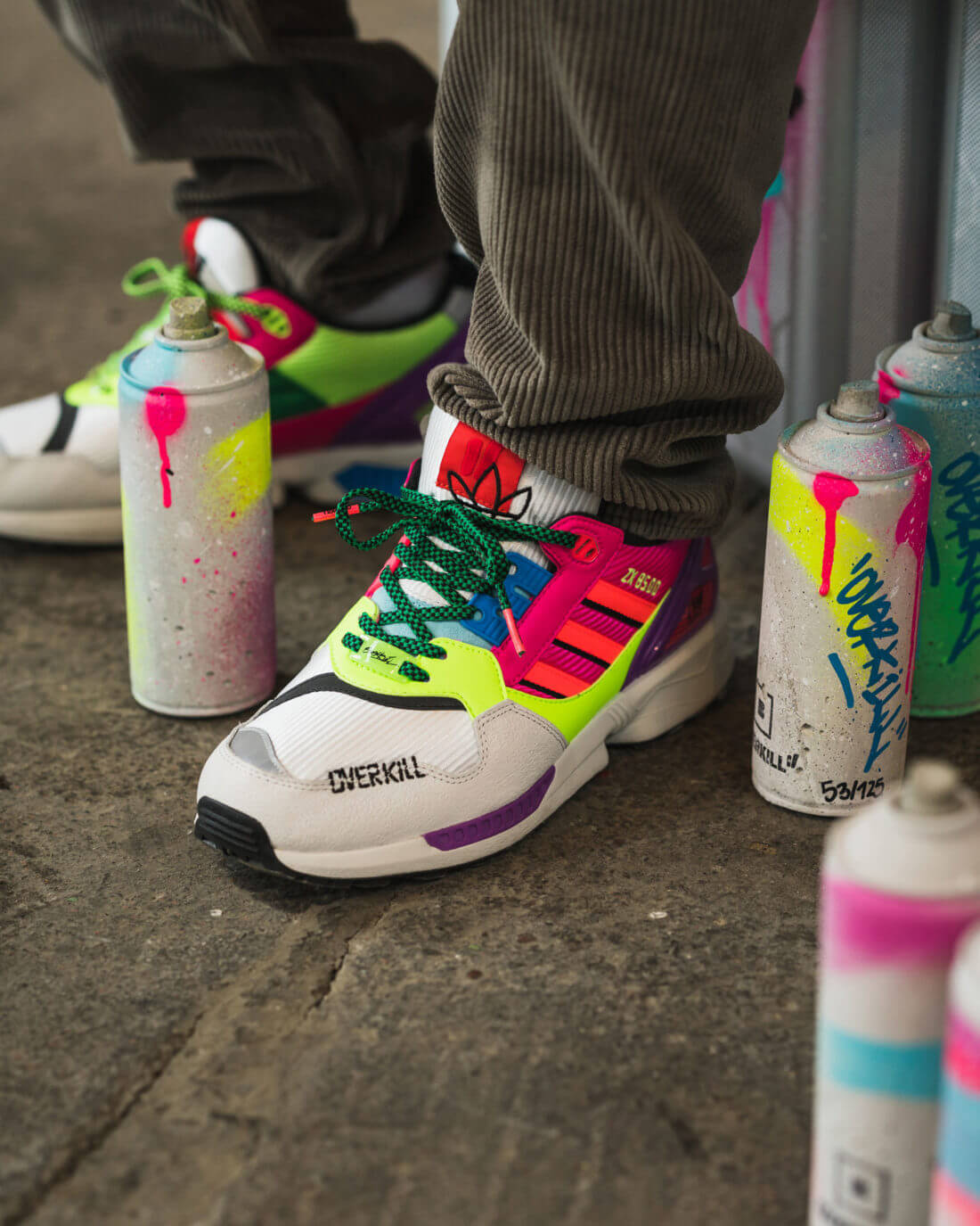 Im Zuge der "A-ZX-Series" releasen adidas & OVERKILL einen Hybriden: Den ZX 8500