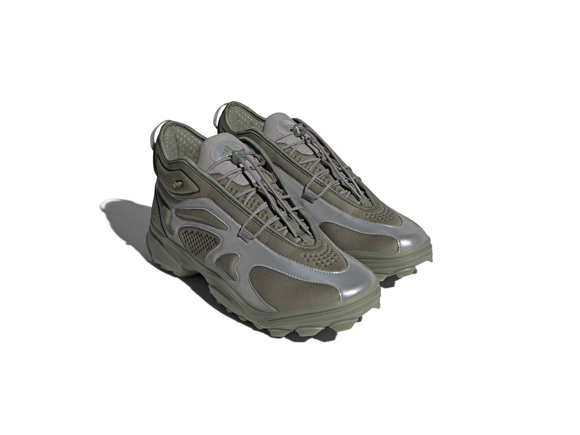adidas x 032c GSG TR stone green/dove grey/red - FY5376