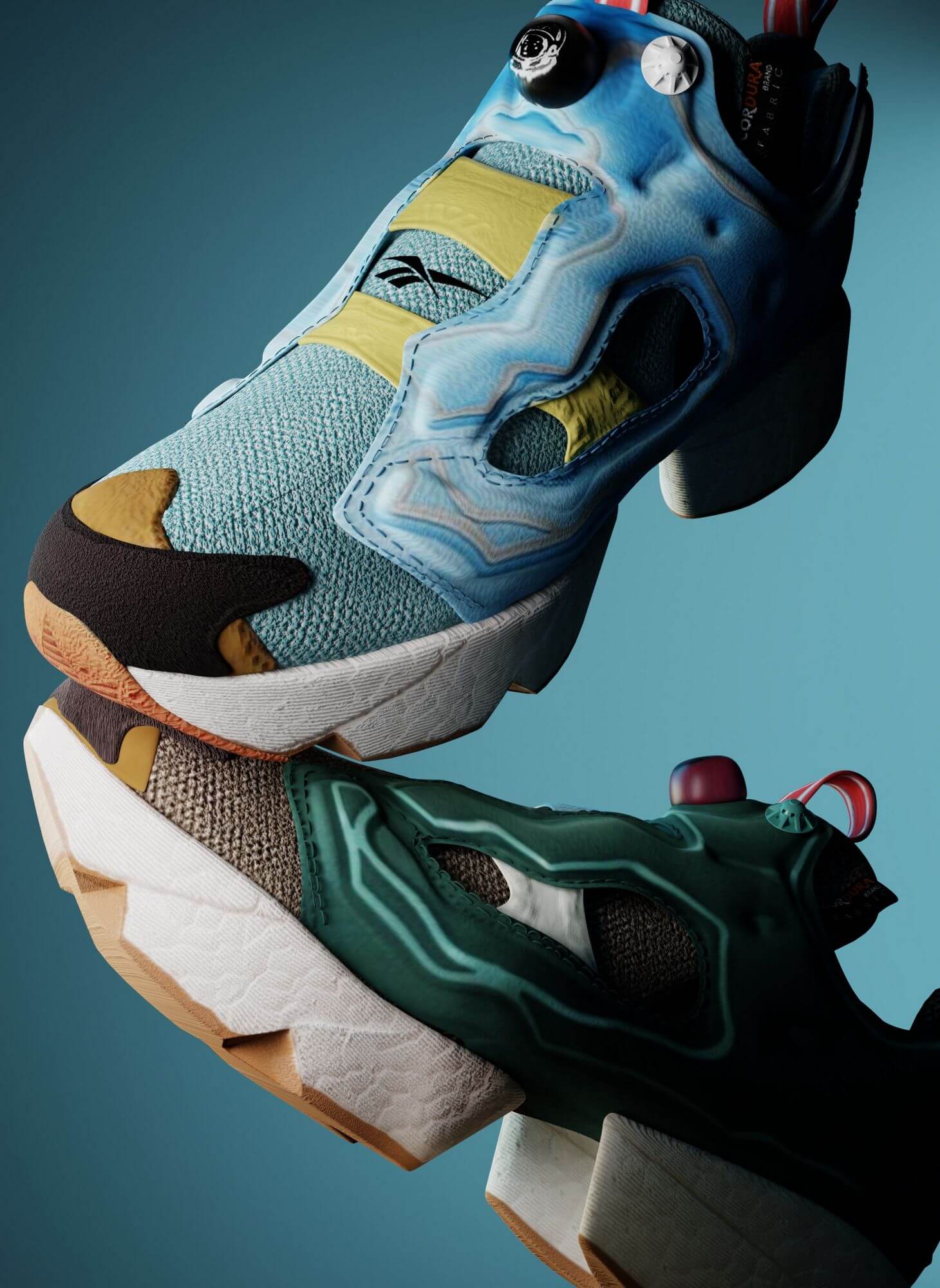 Reebok x Billionaire Boys Club Collab Instapump Fury Boost "Earth & Water Pack" - GZ5362 / GZ5363