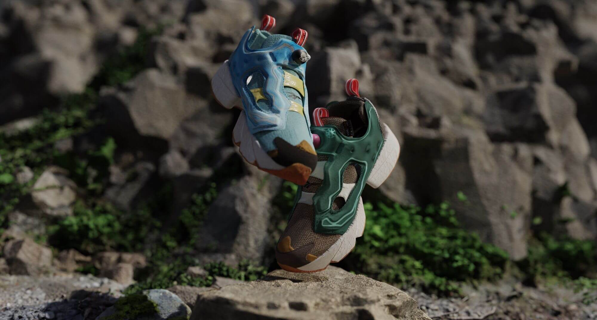 Billionaire Boys Club x Reebok - Instapump Fury Boost "Earth & Water"
