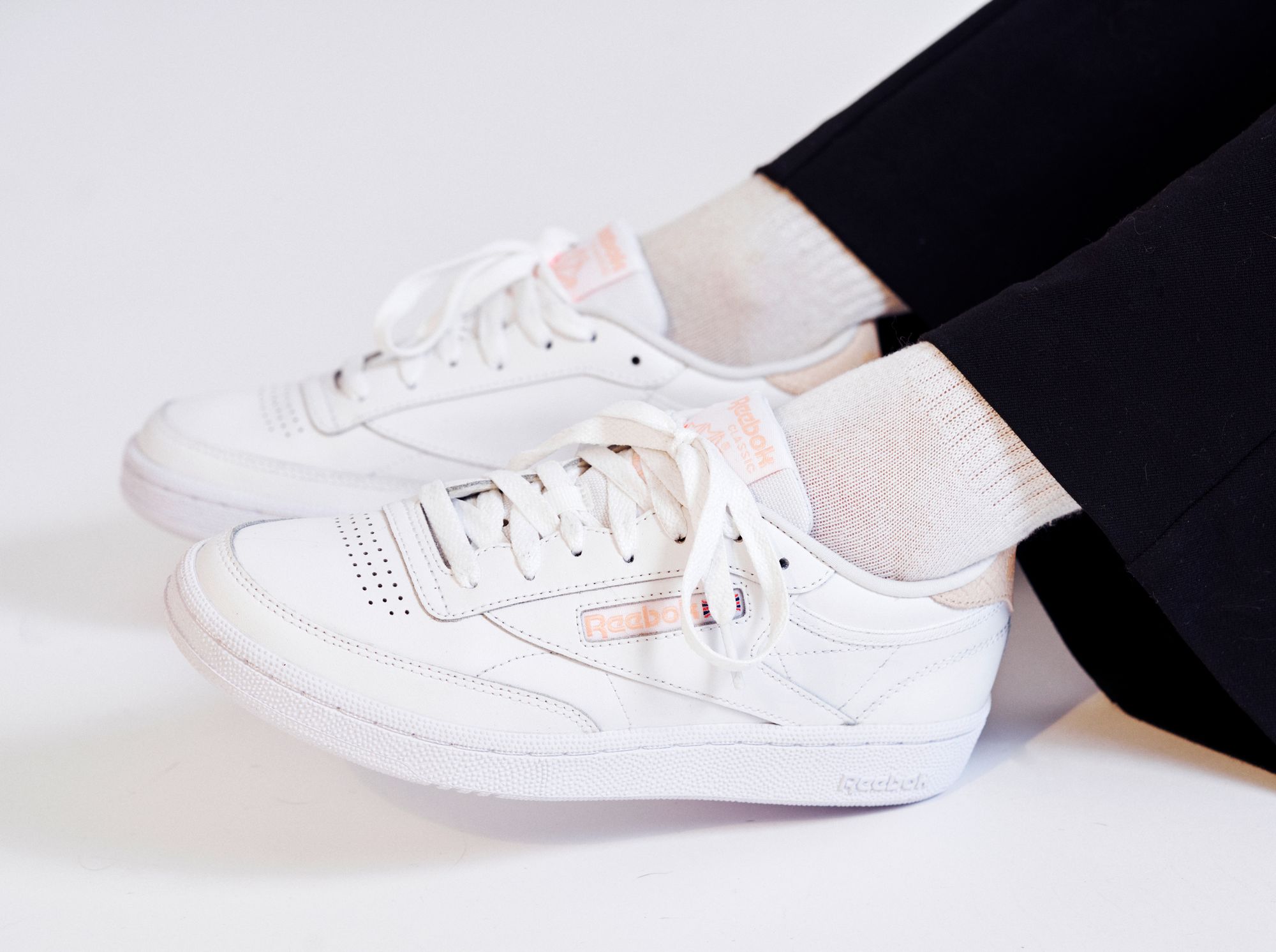 Reebok Club C 85 on feet picture