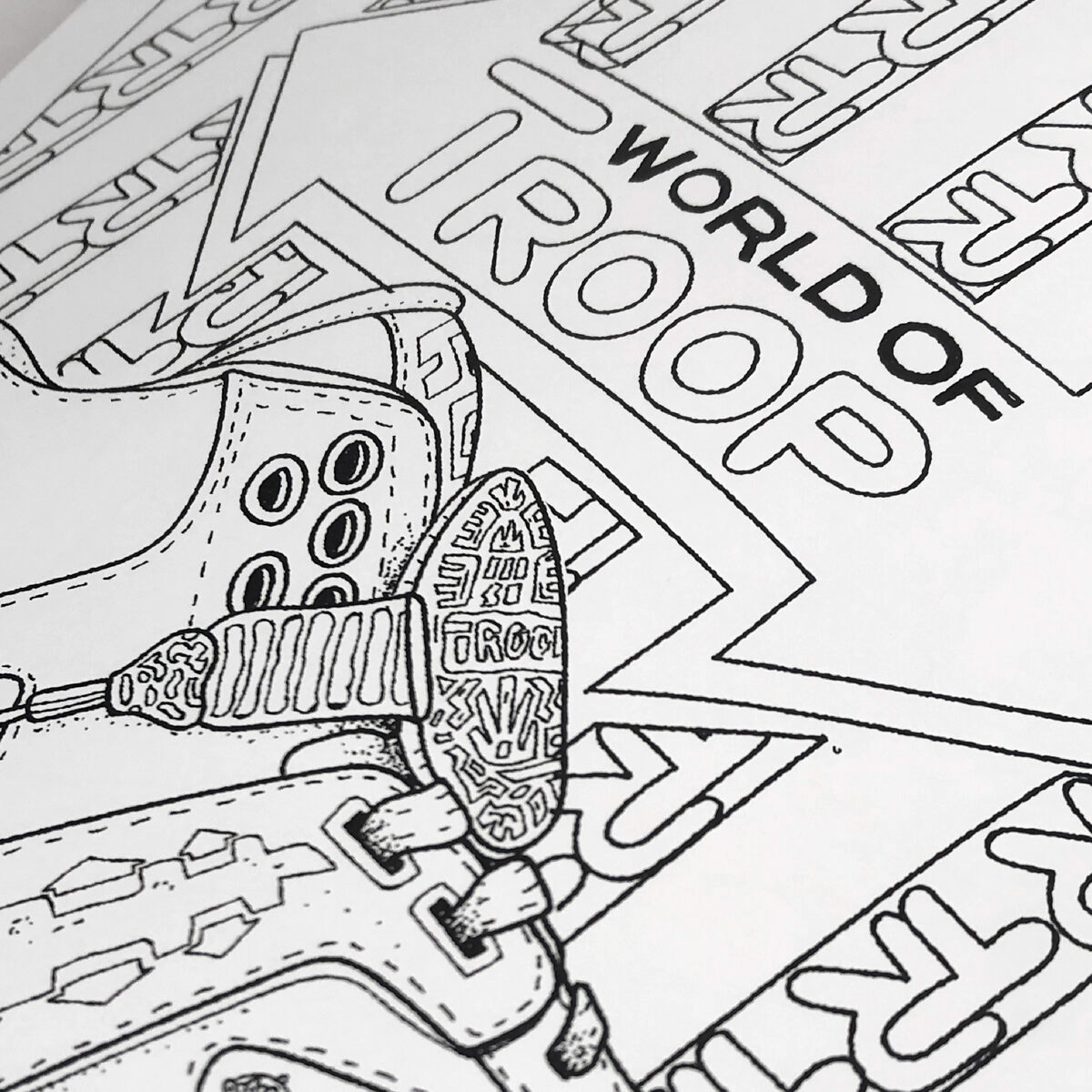 Begib dich auf eine Zeitreise durch die Welt der Sneaker und wecke den Künstler in Dir: Das Sneaker Coloring Book