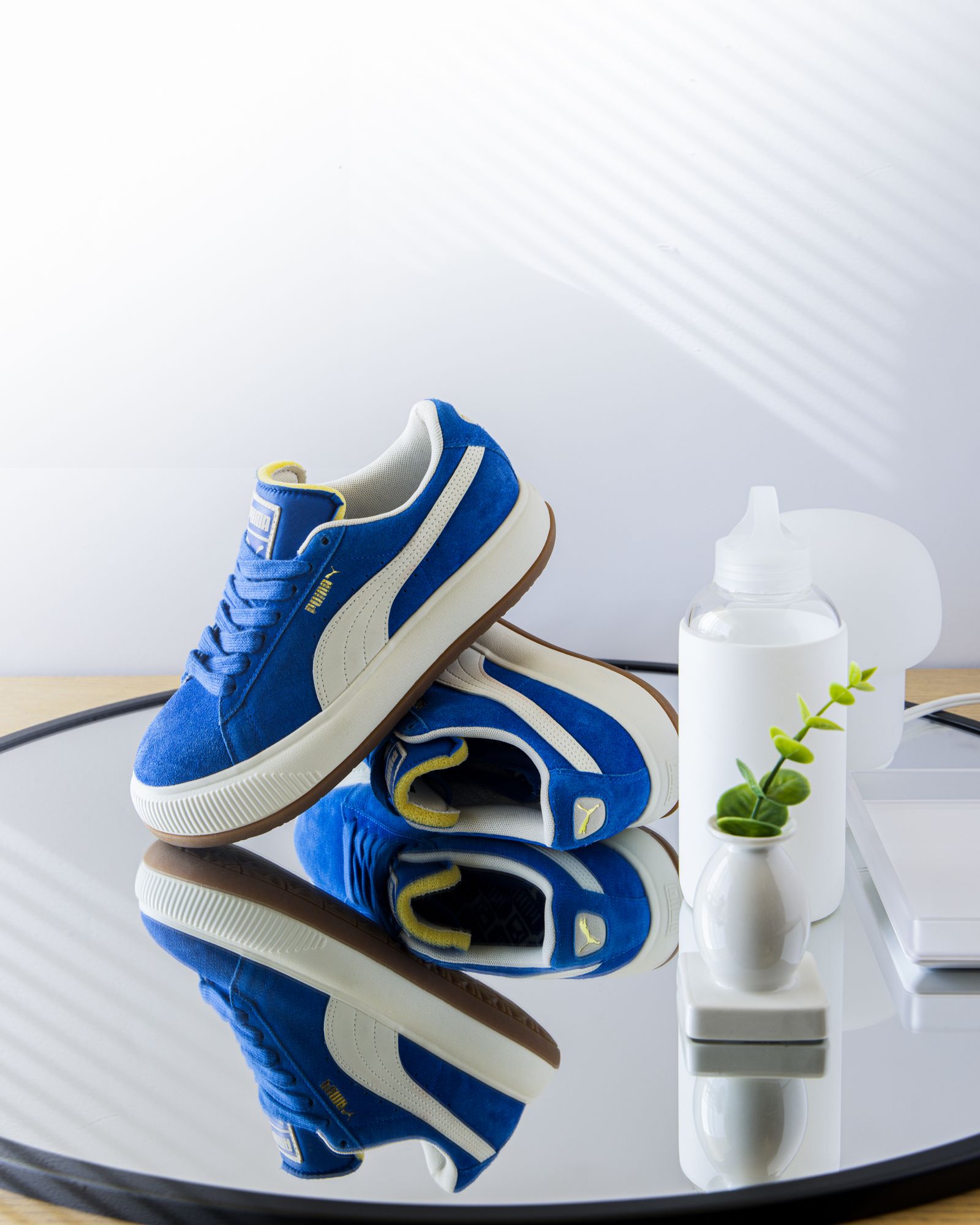 PUMA Suede Mayu UP – grenadine red & lapis blue