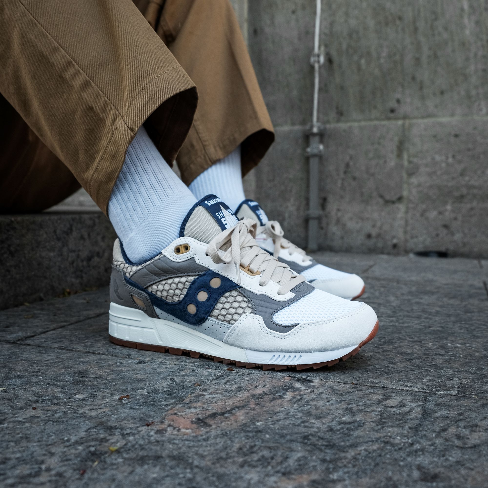 Saucony Shadow 5000 – white/navy/grey