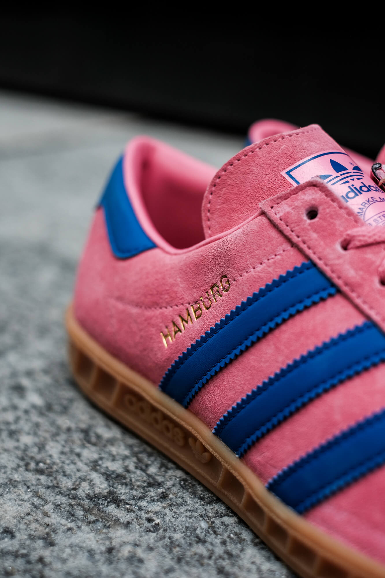 adidas Hamburg - roston/boblue/gum2 - H00446 pink blue gum