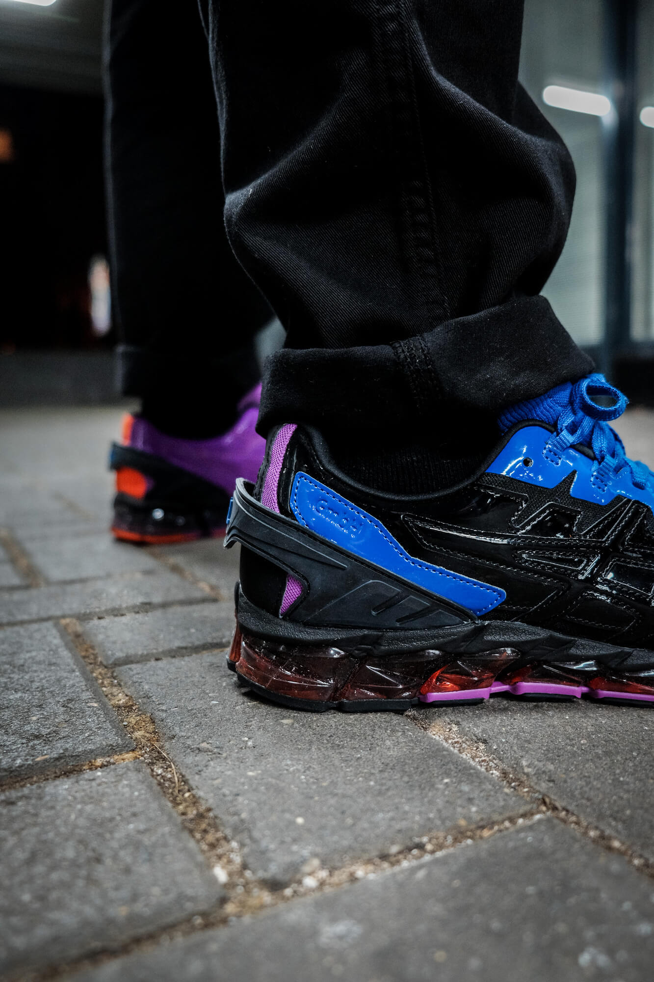 asics x gmbh close up - ASICS X GMBH GEL-QUANTUM 360 6 - orchid/black - 1201A099-500