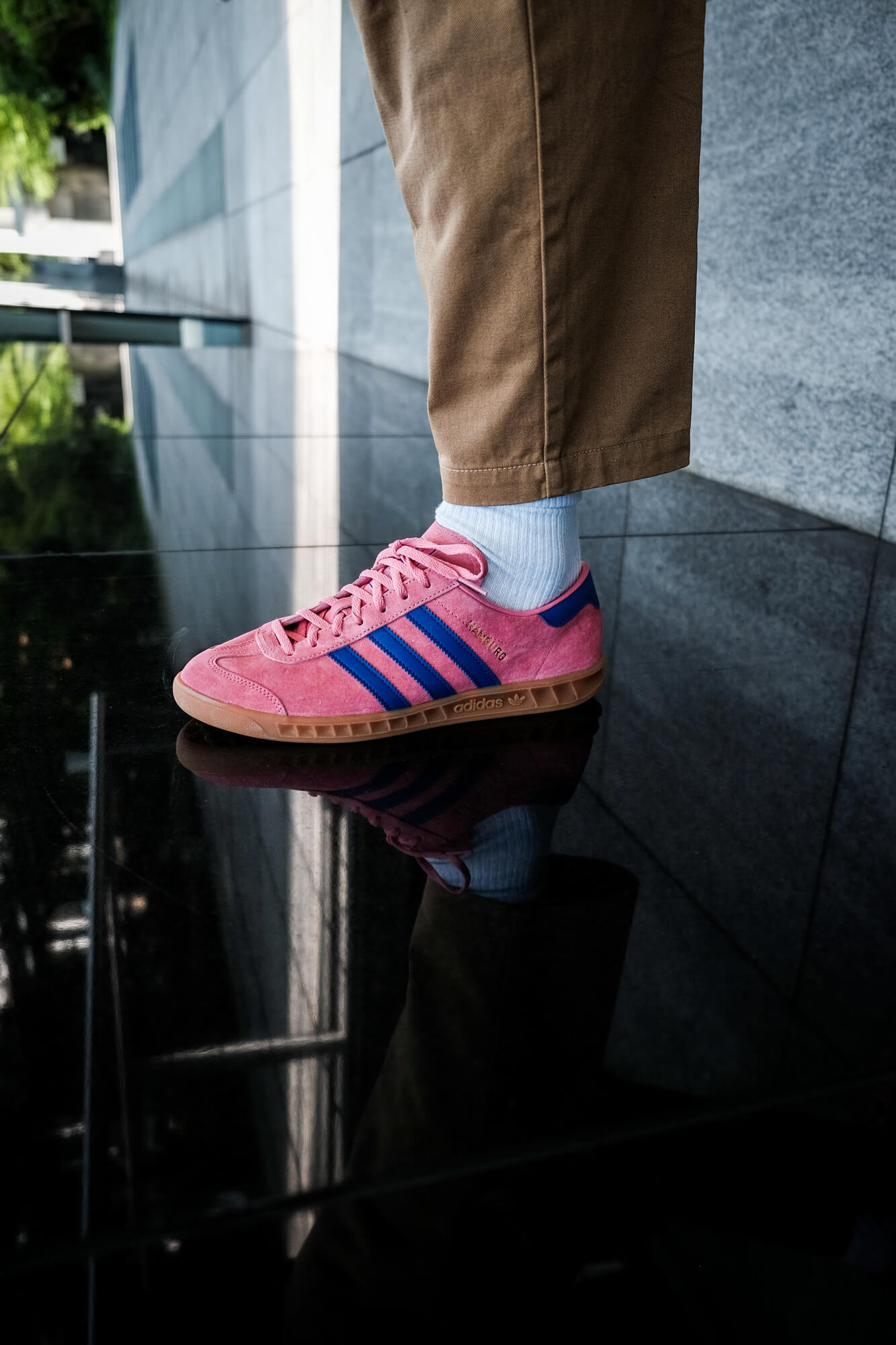 adidas Originals Hamburg pink/blue/gum erscheint im kommenden Monat