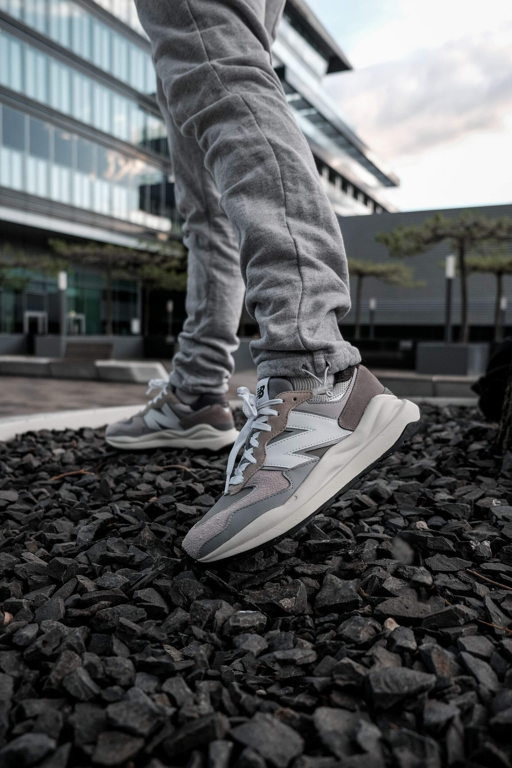 New Balance M 57/40 TA - Grey Day Release on feet photo