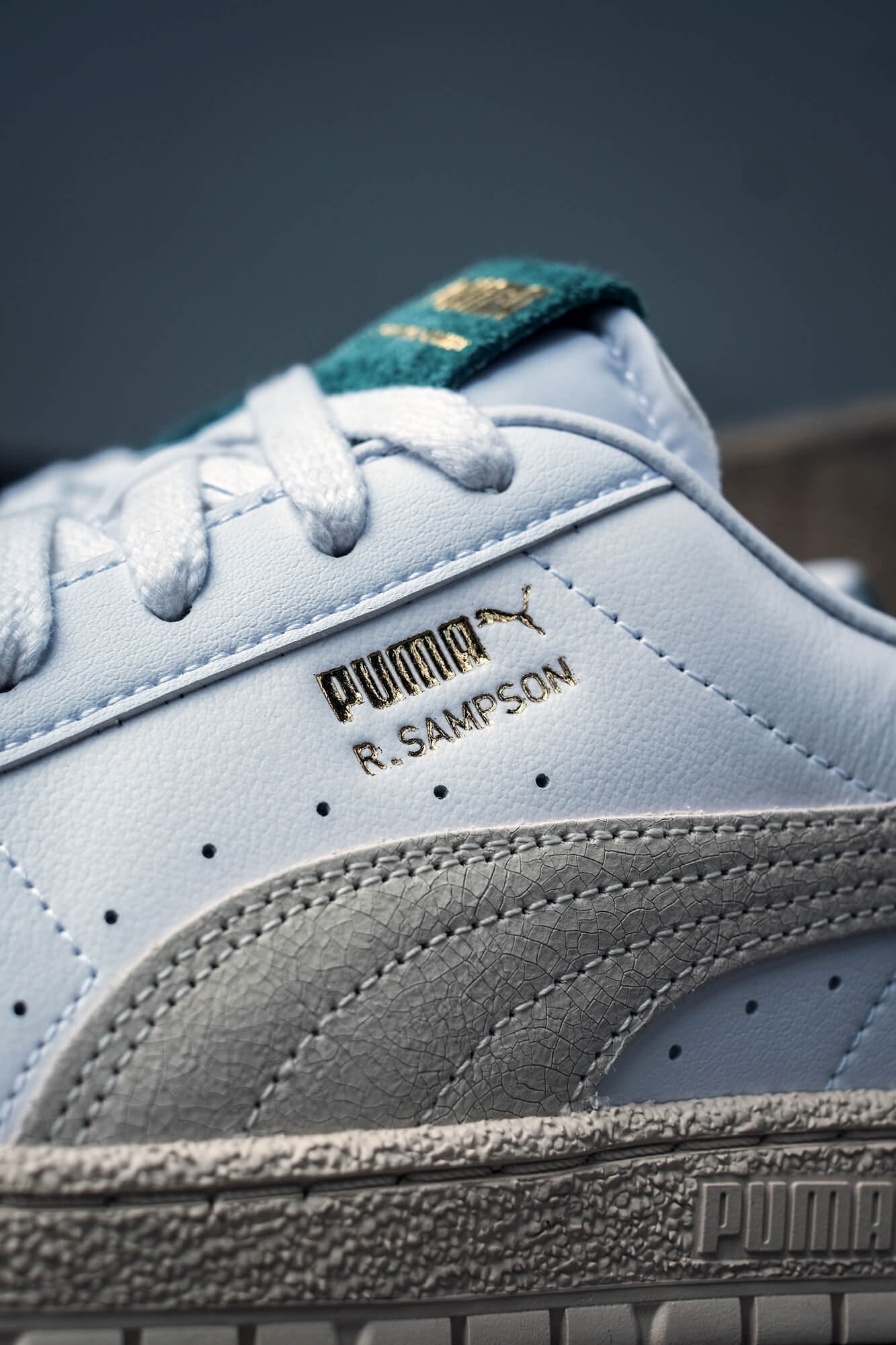 details of the PUMA - Ralph Sampson 70 Lo "Earthbreak" - puma white/eggnog - 375474-01