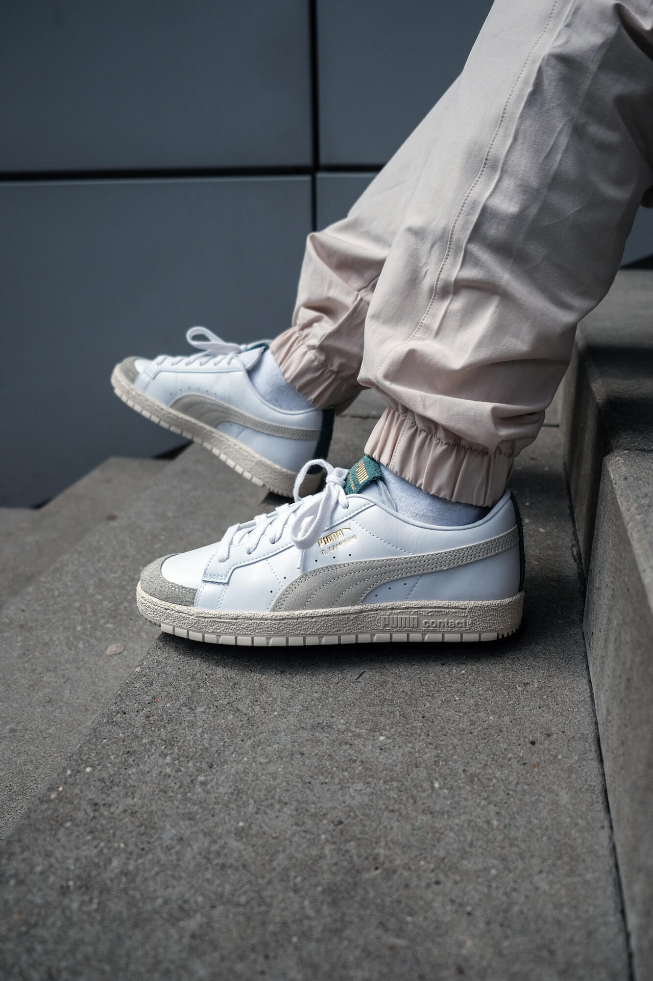 on feet fotos - PUMA - Ralph Sampson 70 Lo "Earthbreak" - puma white/eggnog - 375474-01