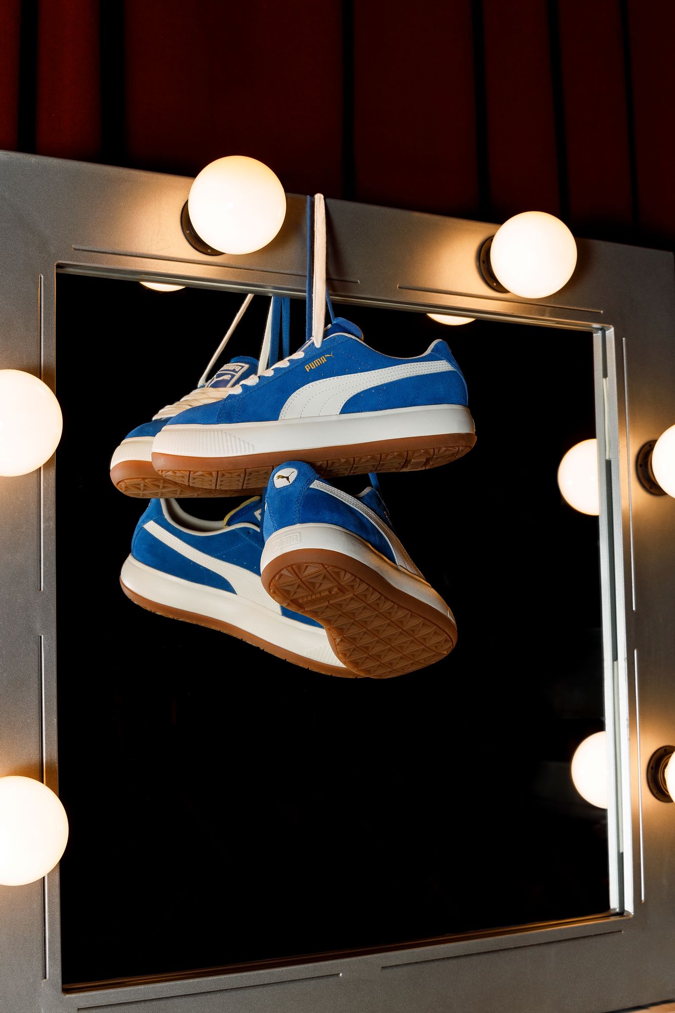 PUMA Suede Mayu UP - grenadine red & lapis blue