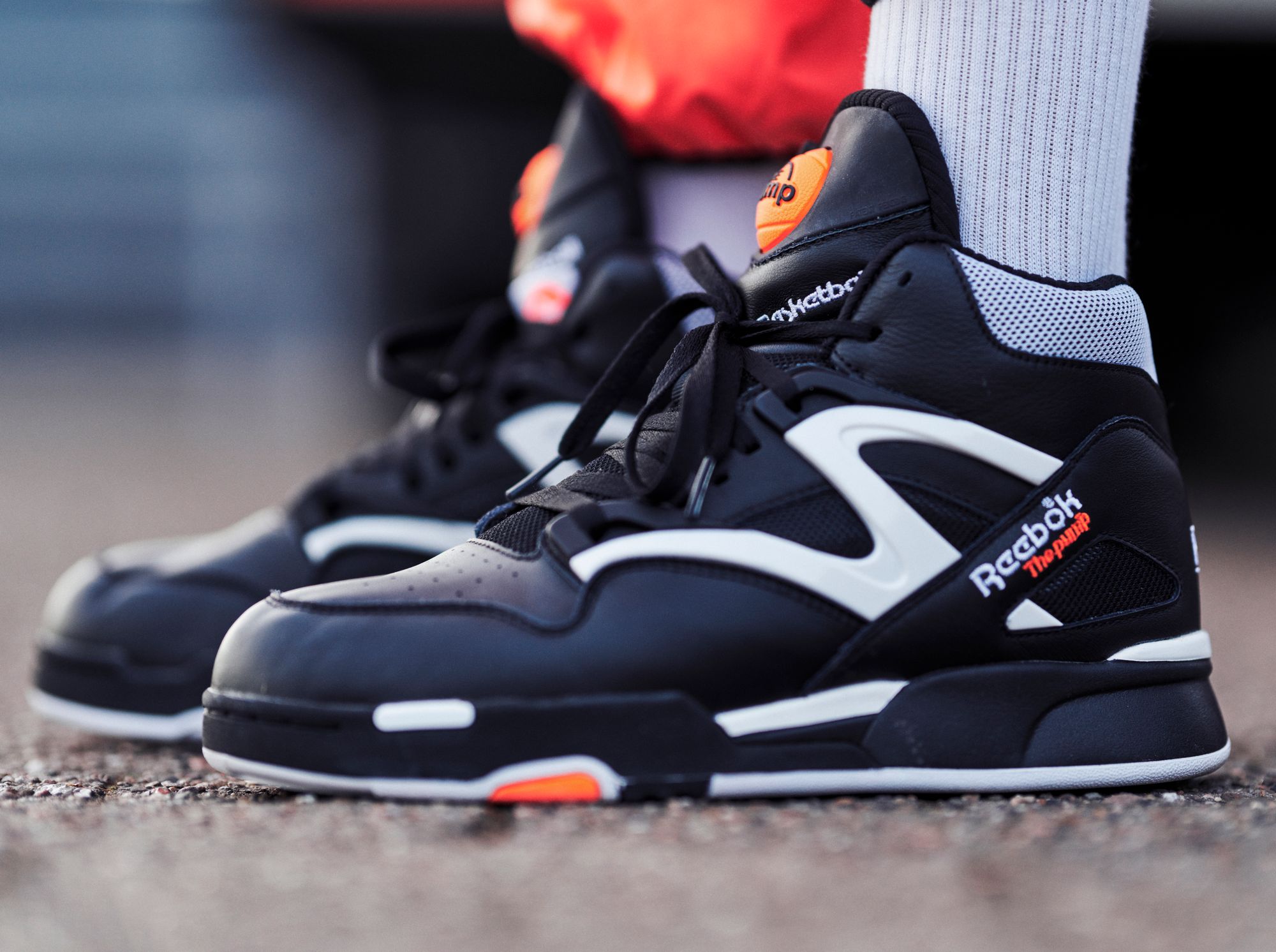 Reebok Pump Omni Zone II OG - footwear white/wild orange/black