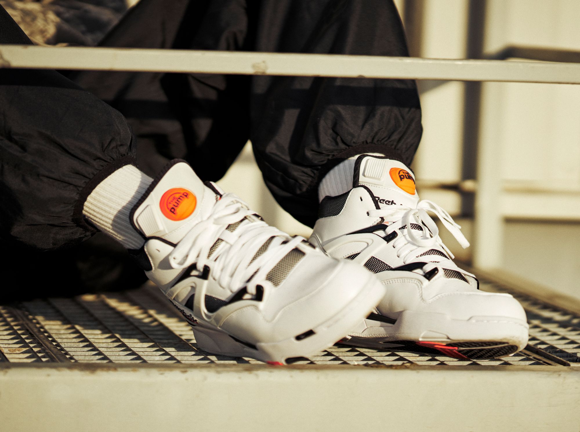 Reebok Pump Omni Zone II OG - footwear white/wild orange/black