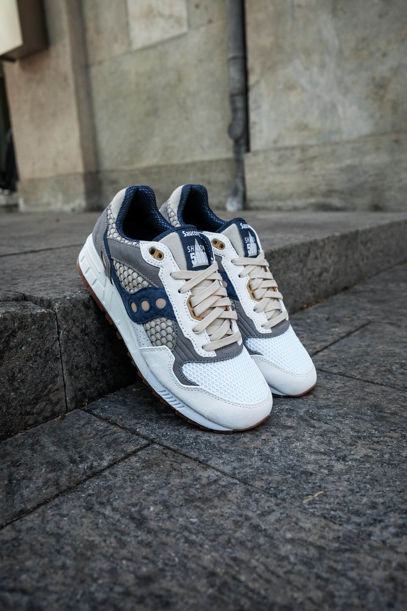 Saucony Shadow 5000 – white/navy/grey