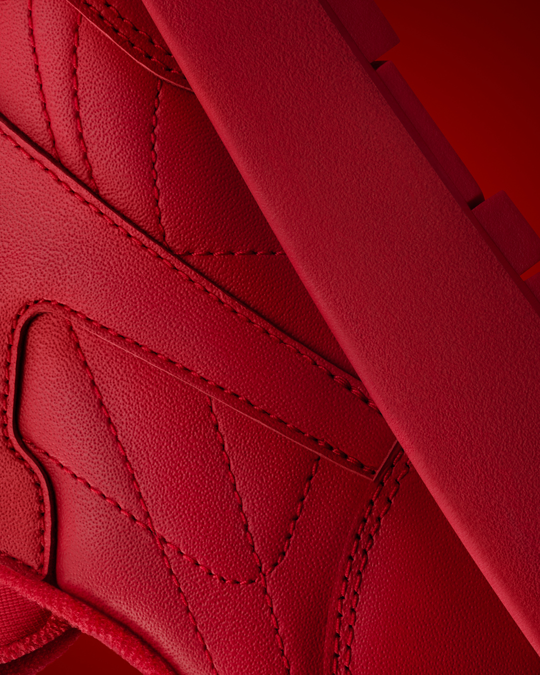 Reebok x Maison Margiela Classic Leather Tabi Sneaker red & grey