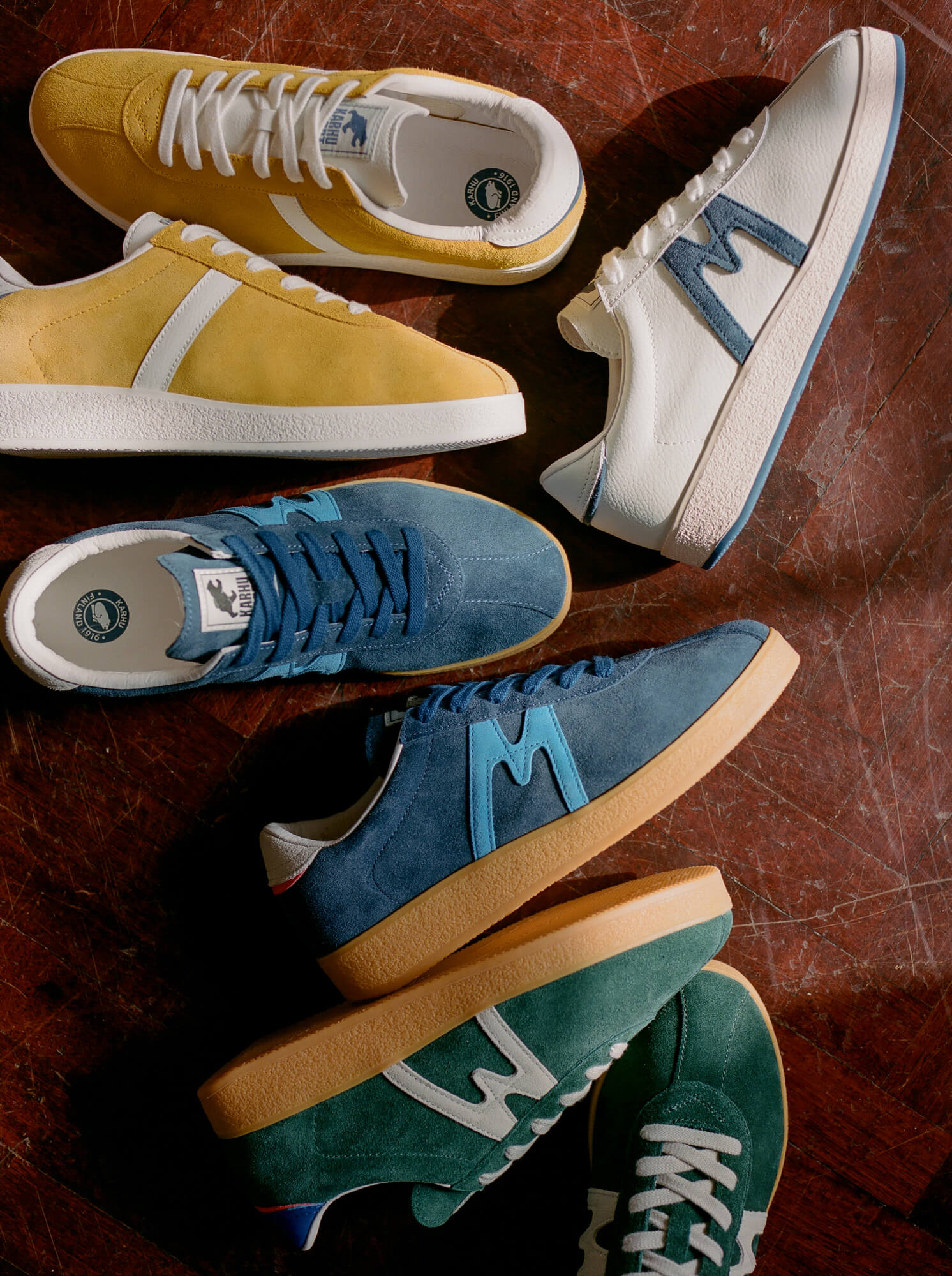 Karhu Trampas Capsule Collection: Der lässige Sneaker aus den 60ern erscheint in vier neuen Farbvarianten