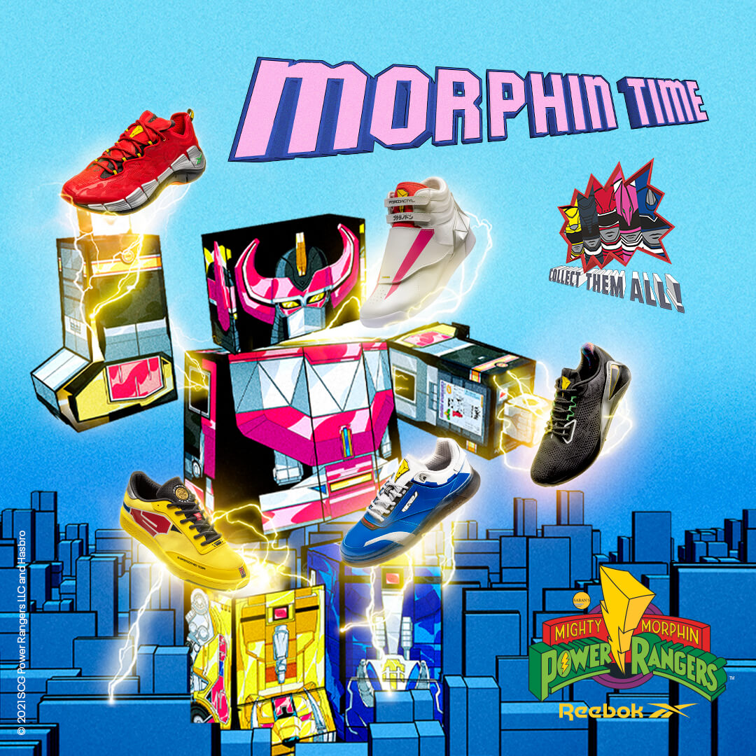 Mighty Morphin Power Rangers x Reebok - Multi-Part Sneaker Collection