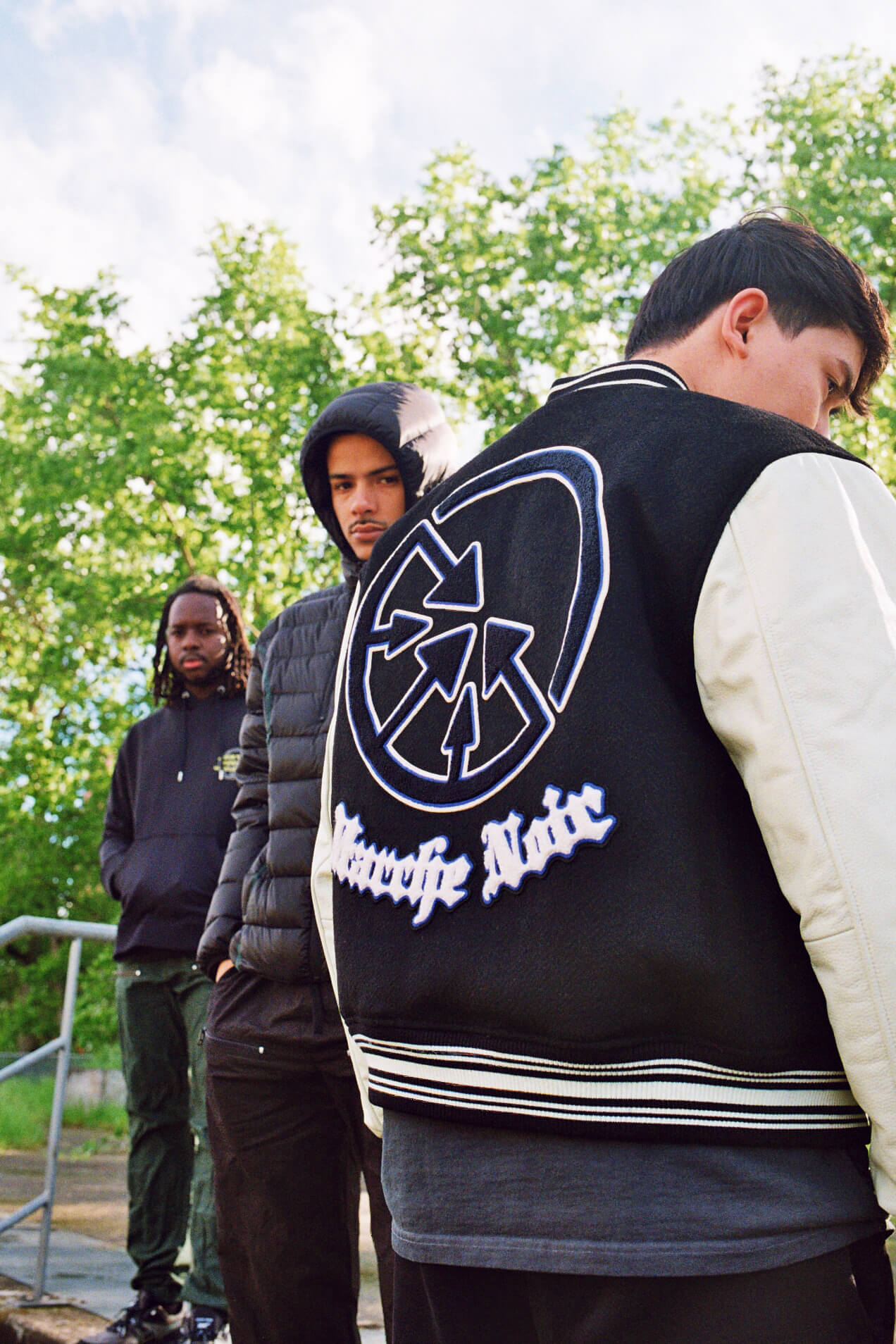 M+RC NOIR college jacket