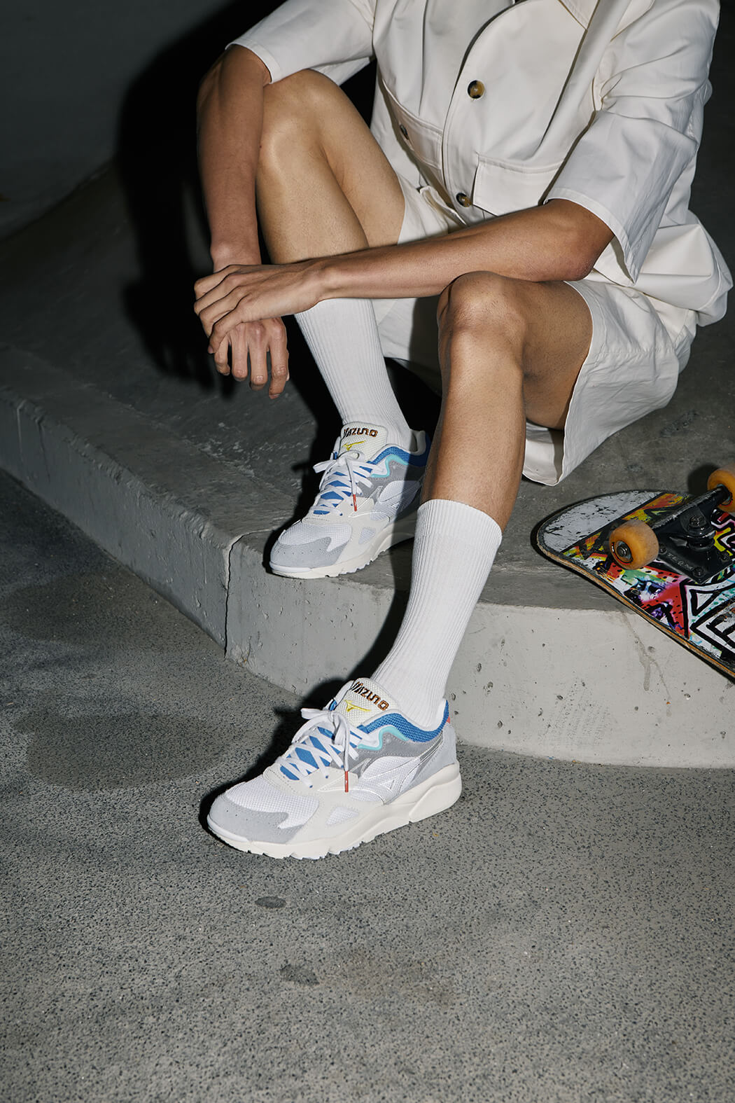 Mizuno - Sky Medal S - transparent run bird logo