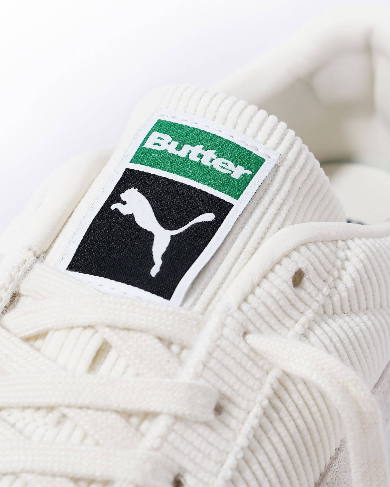 tongue detail - PUMA x BUTTER GOODS - Basket Vintage - "Cord"