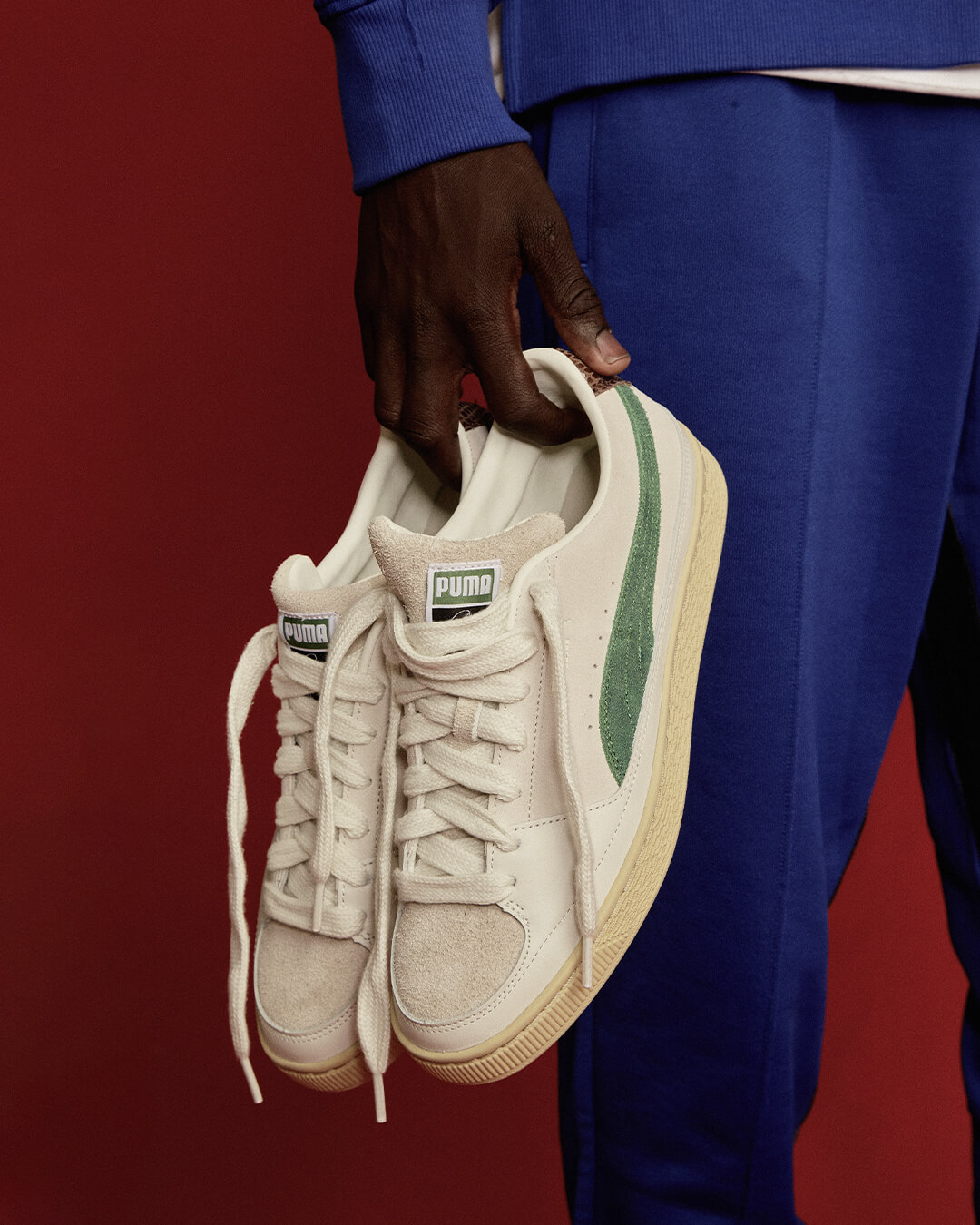 PUMA x Rhuigi Villaseñor - Suede - whisper white/juniper - 382155-01