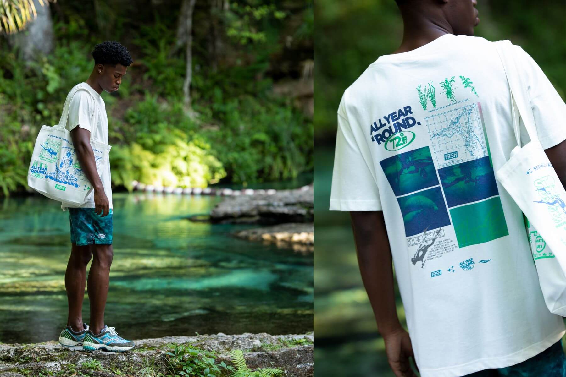 Saucony x Fresh Rags präsentieren den Grid Web "Manatee Springs"