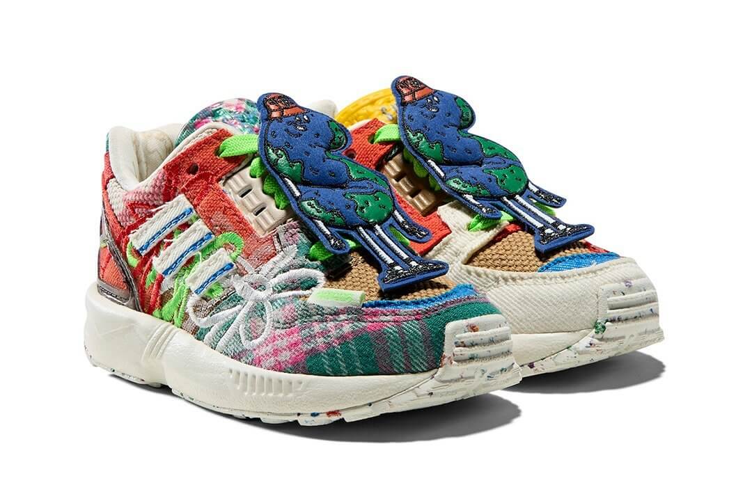 details on the adidas x Sean Wotherspoon ZX 8000 J "Superearth" - GY5262