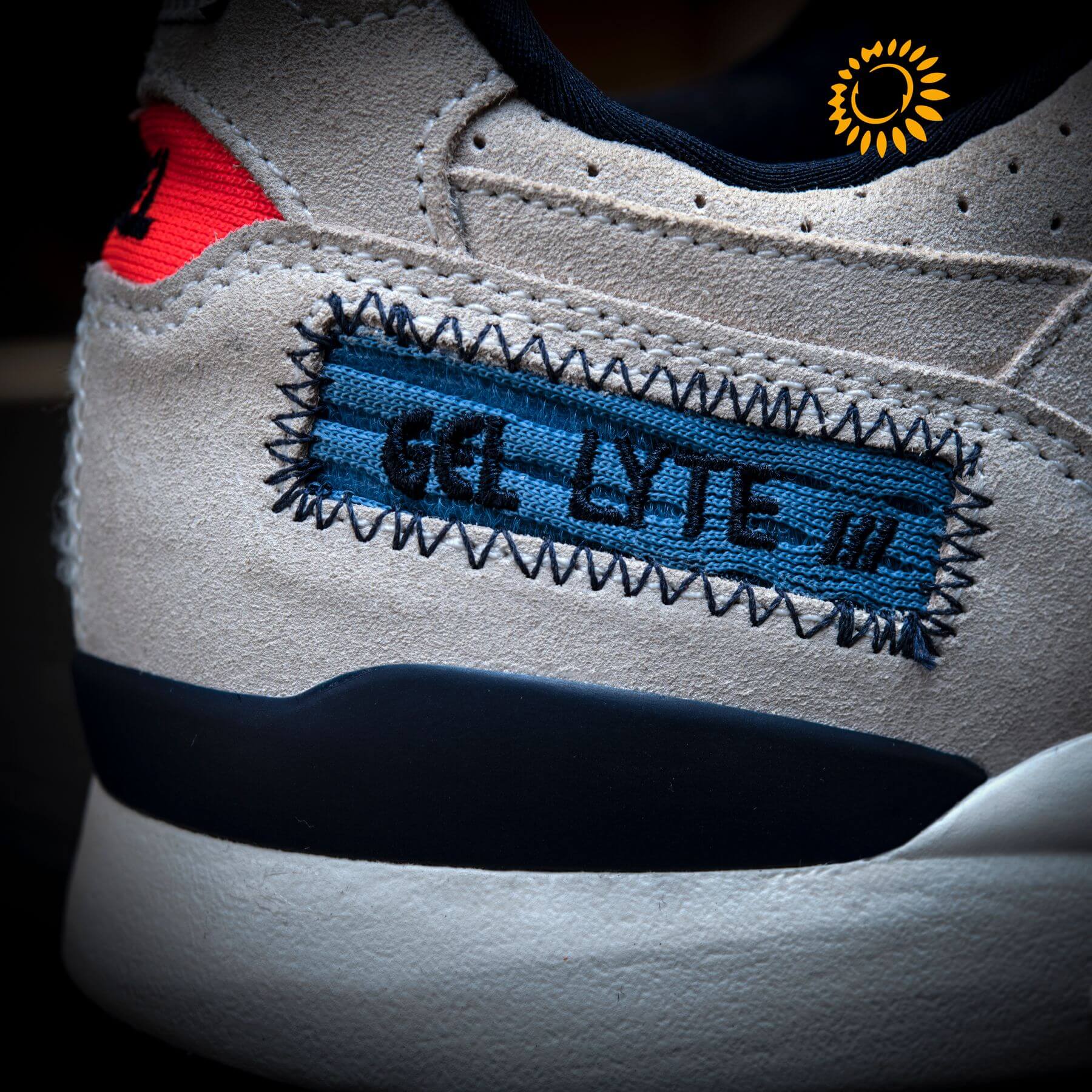 details heel area - ASICS - GEL-LYTE III OG - "Patchwork" - birch/birch - 1203A133.200