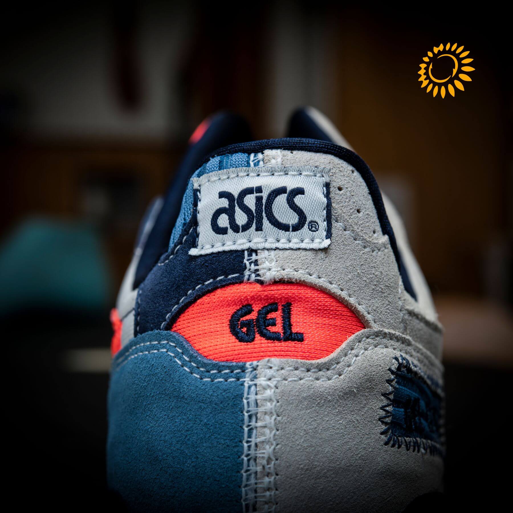 heel detail - ASICS - GEL-LYTE III OG - "Patchwork" - birch/birch - 1203A133.200
