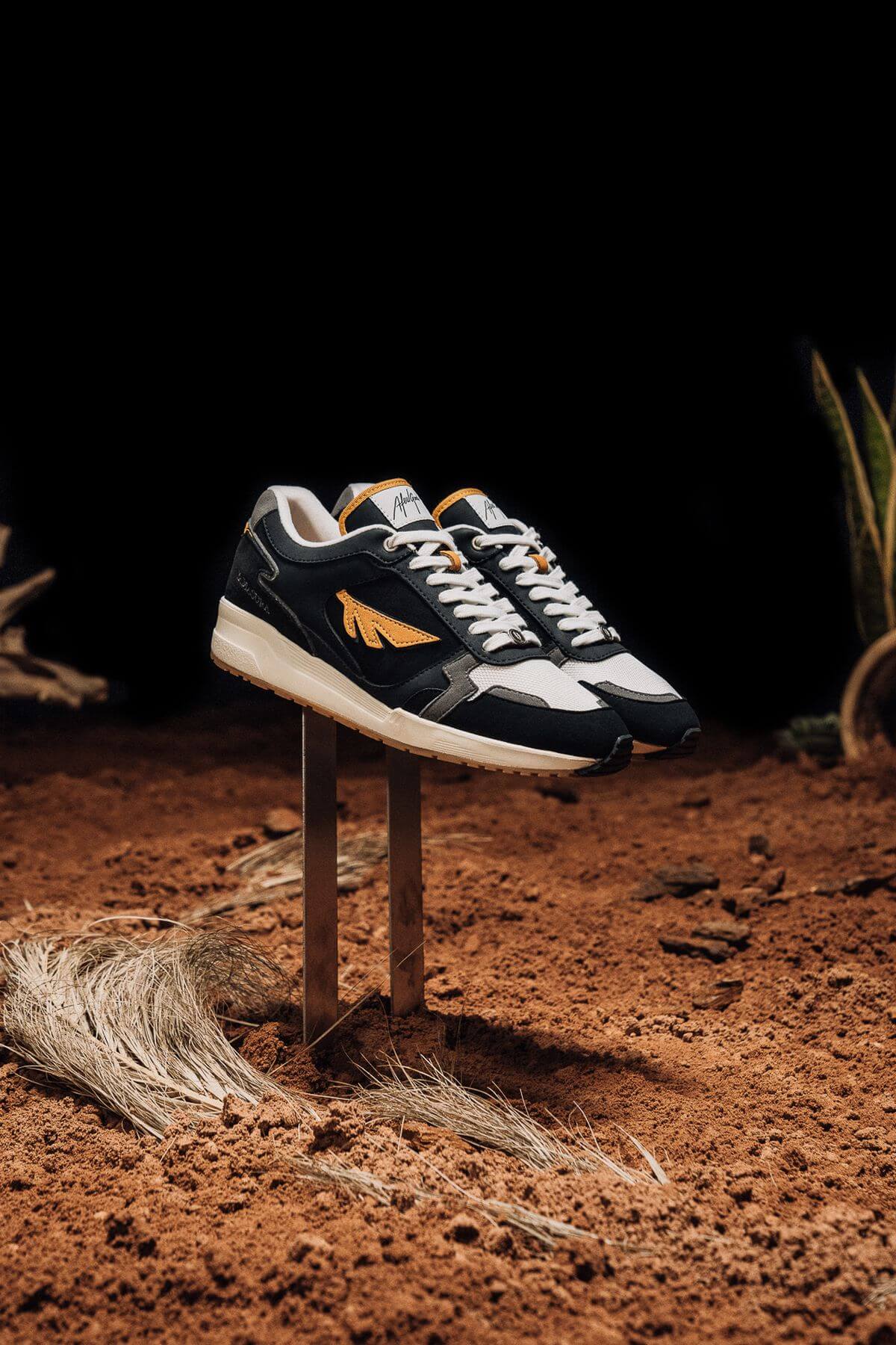 Afew Goods - Yamasura Runner - "Soil" - black/dark grey/soil brown - AG005YS01OG