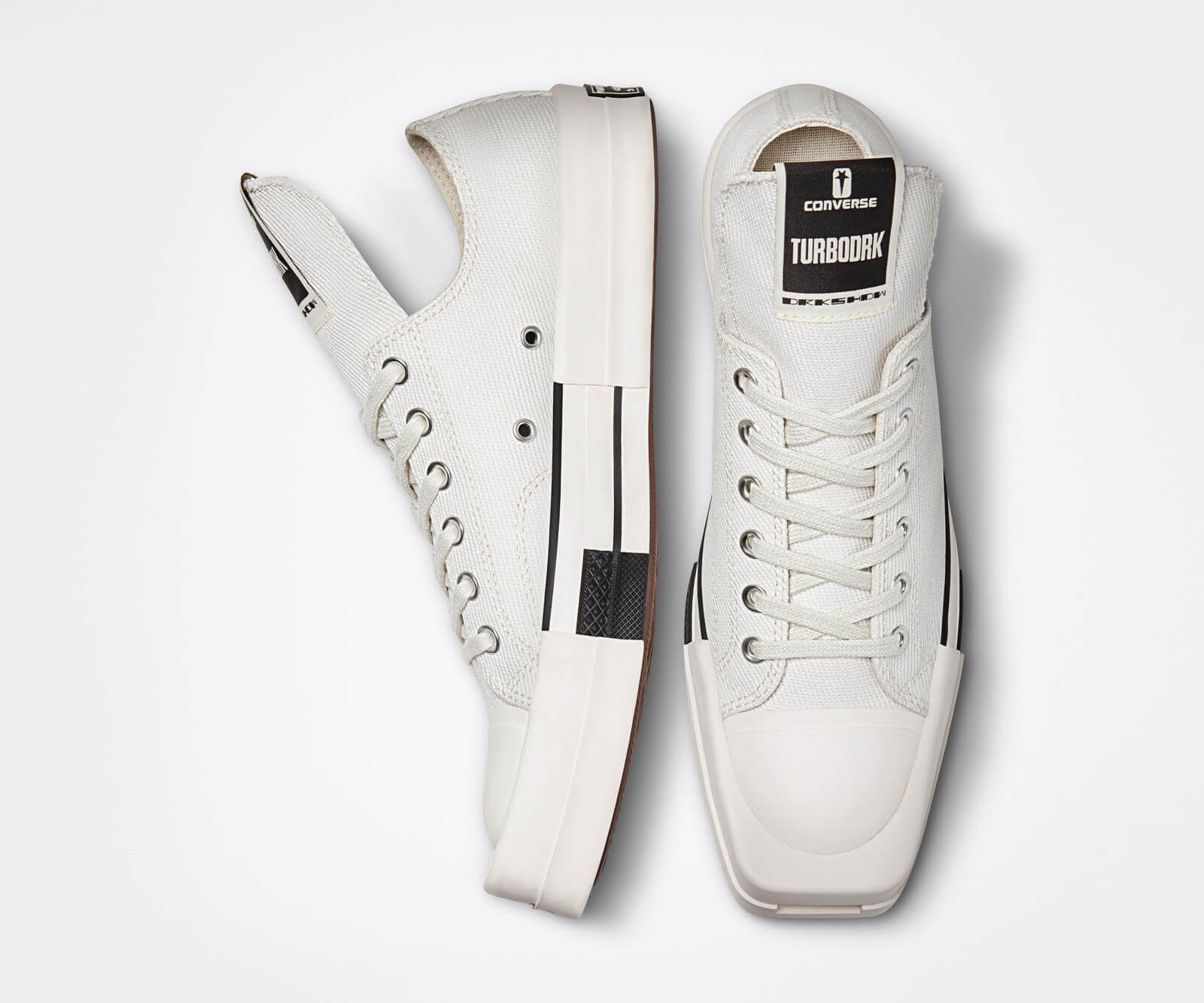 Converse x Rick Owens - DRKSHDW - TurboDark Chuck 70 Low - white