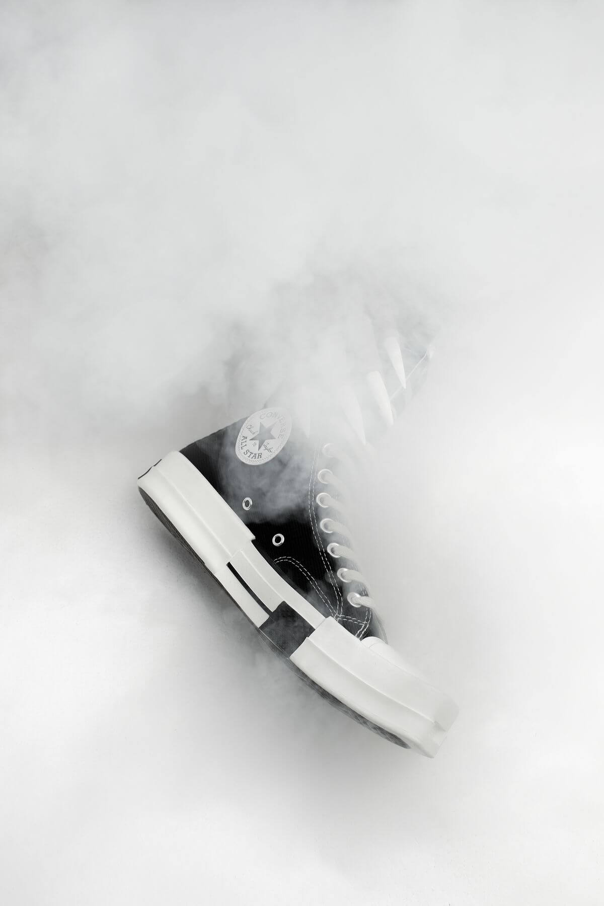 Converse x Rick Owens - DRKSHDW - TurboDark Chuck 70 Low white and High black