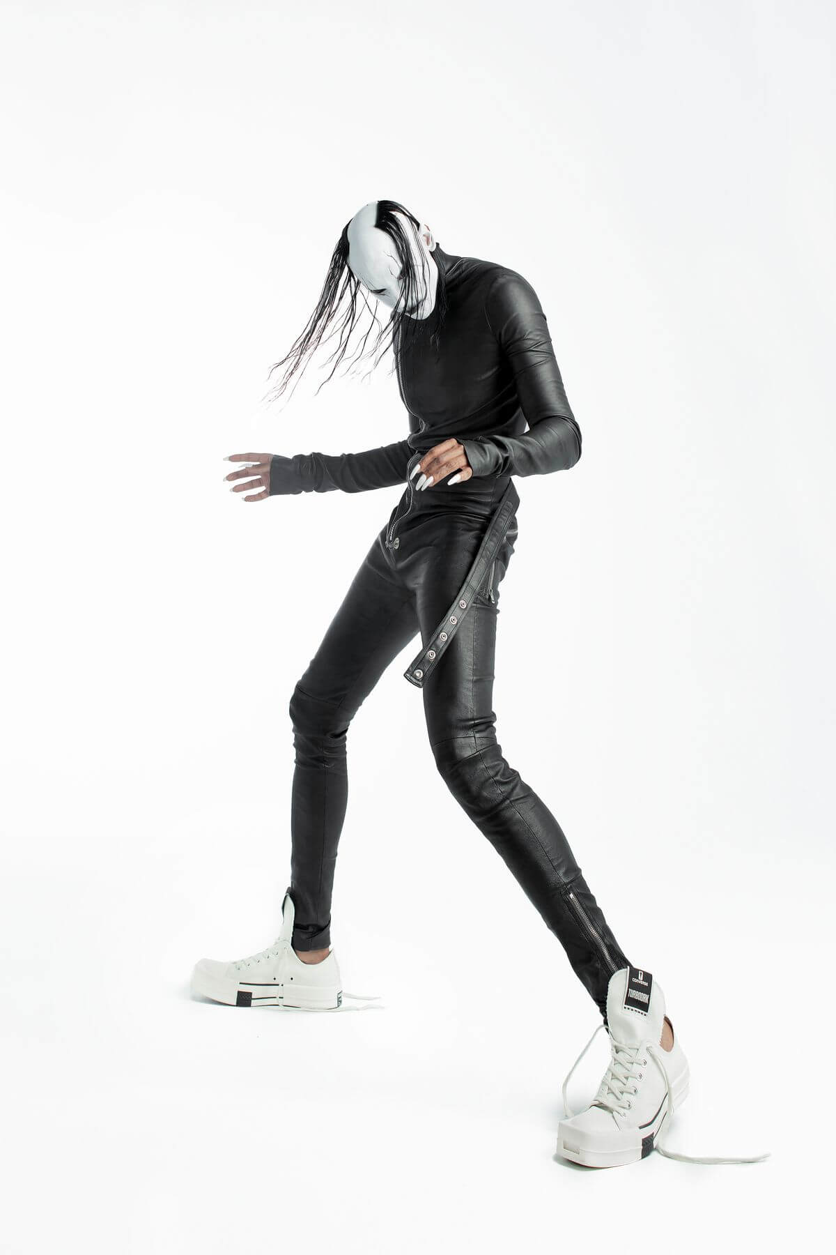 Converse x Rick Owens - DRKSHDW - TurboDark Chuck 70 Low white and High black