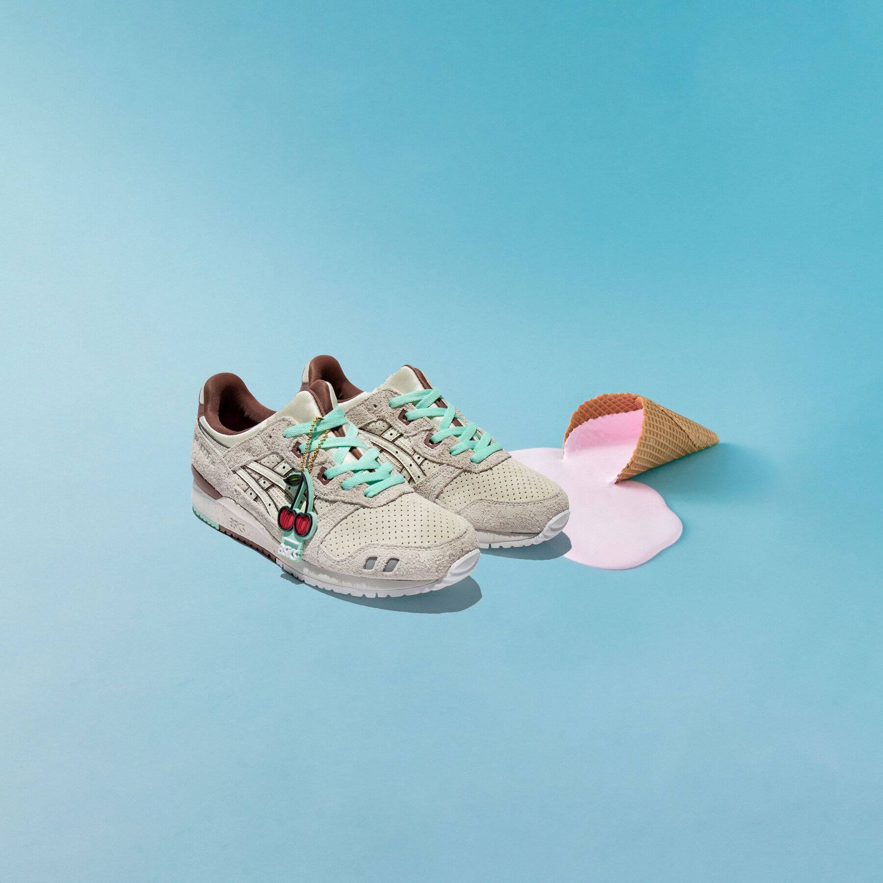 ASICS SportStyle x Nice Kicks - Gel-Lyte III - "Nice Cream" - ivory/ivory - 1201A460-750