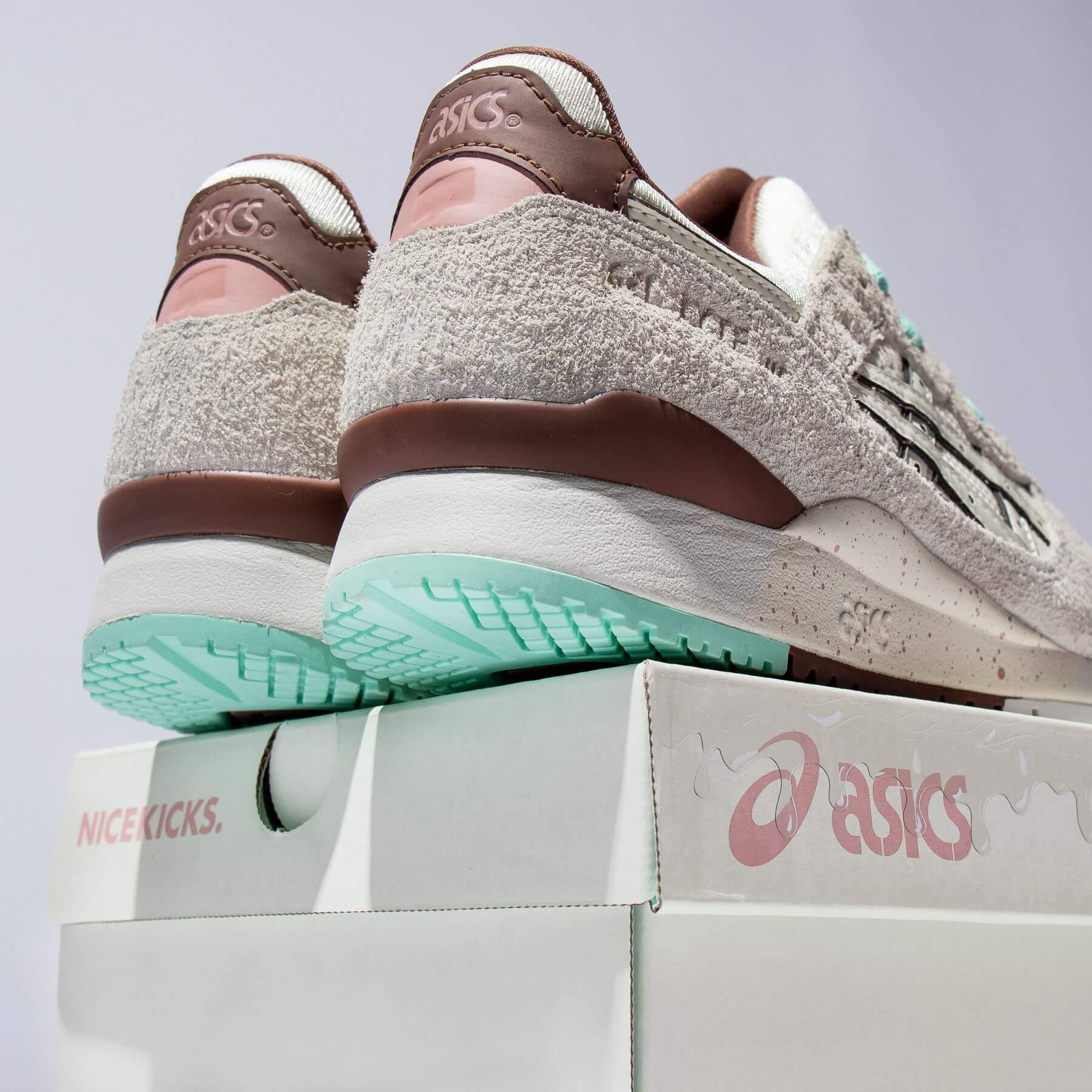 ASICS SportStyle x Nice Kicks - Gel-Lyte III - "Nice Cream" - ivory/ivory - 1201A460-750