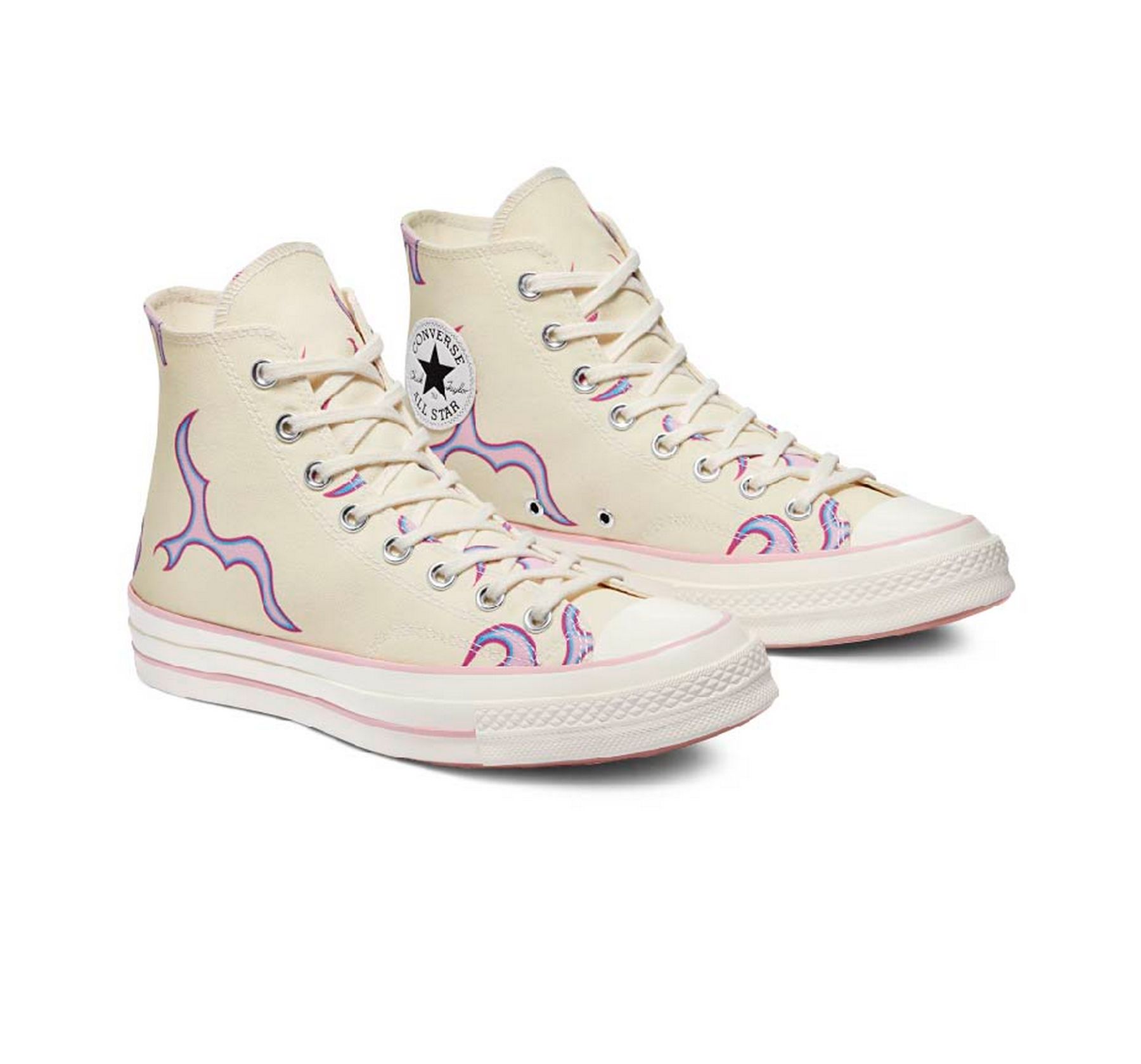 Converse x Golf Wang / Tyler The Creator - Chuck 70 - "Pink Flames" - 172398C